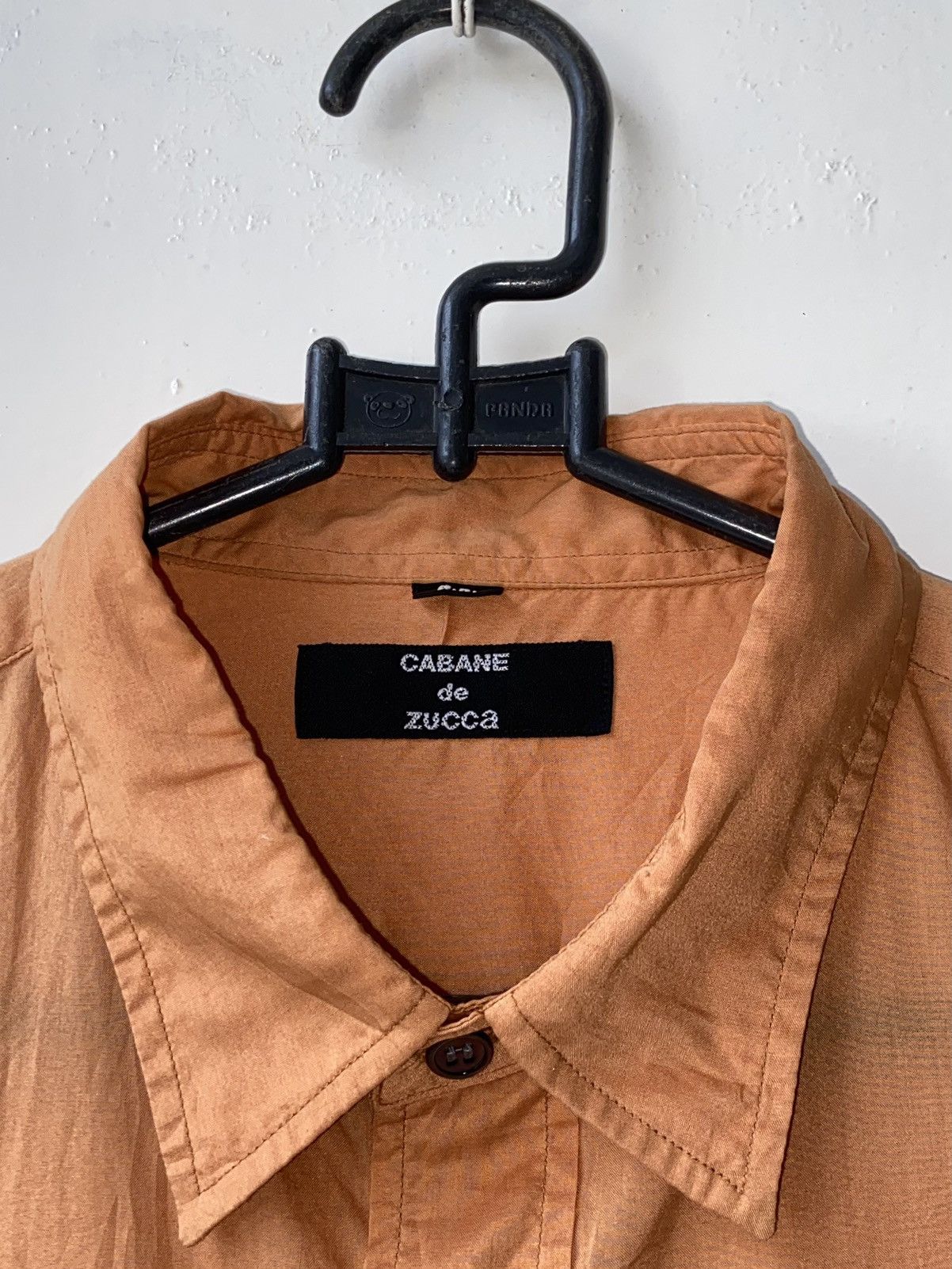 CABANE de ZUCCa × Issey Miyake CABANE DE ZUCCA Orange Shirt Size US S / EU 44-46 / 1 - 14 Thumbnail