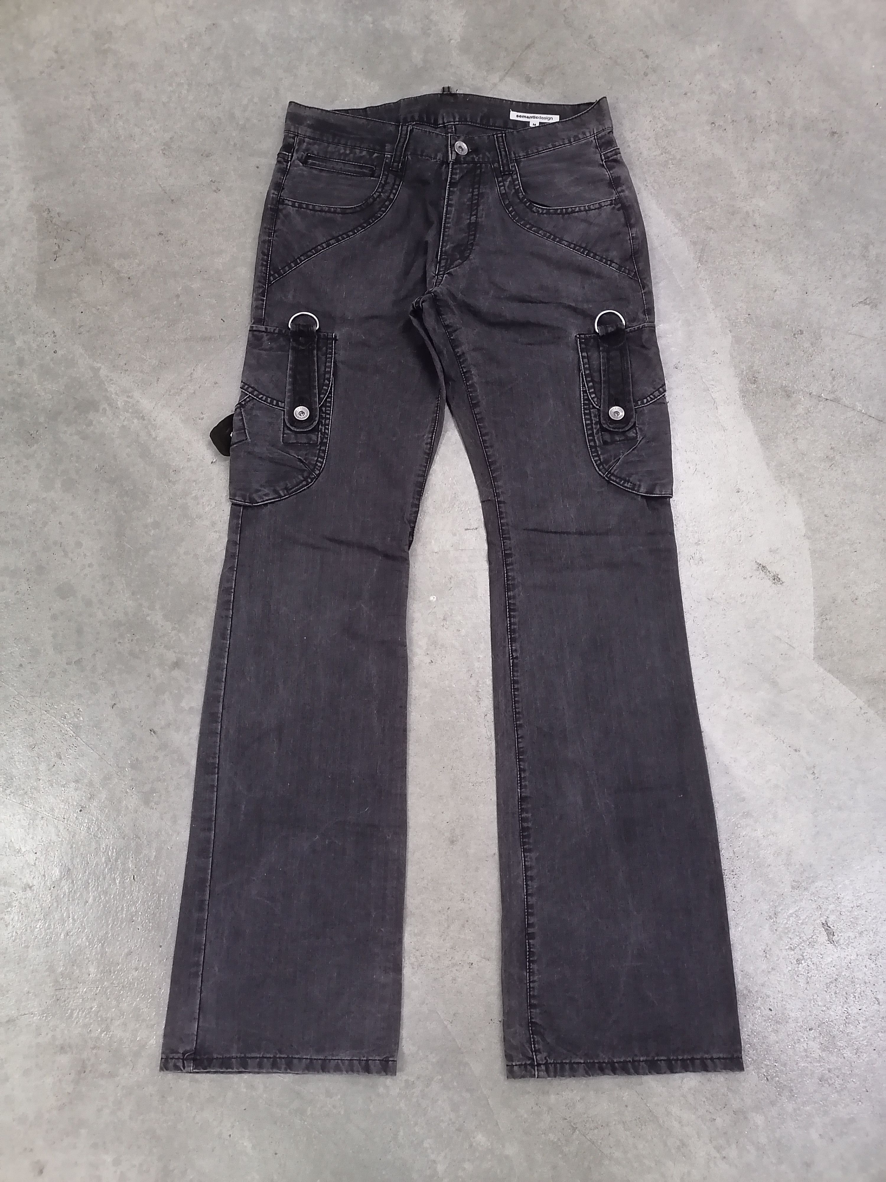 14th Addiction × If Six Was Nine × semanticdesign Flare Semantic Design Cargo Pants Size US 30 / EU 46 - 2 Thumbnail