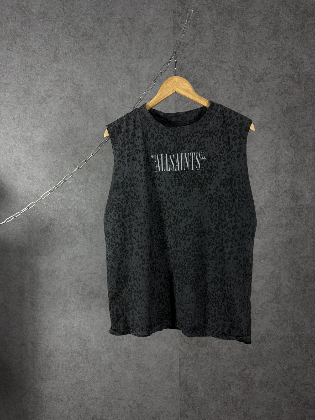 Allsaints Allsaints designer overprinted unisex tank top Size US S / EU 44-46 / 1 - 1 Thumbnail