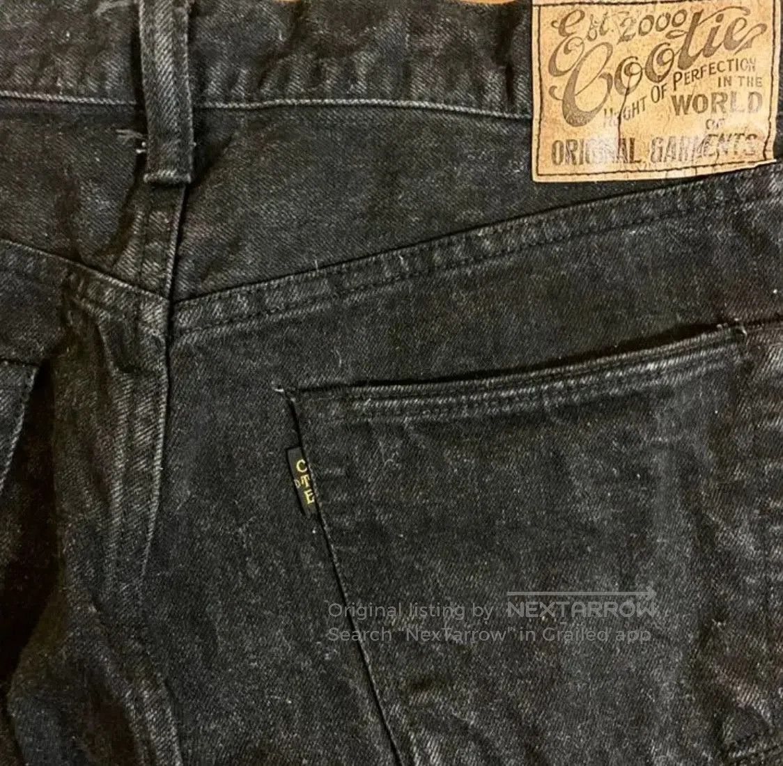 Vintage Cootie Black Denim Tenderloin Pants. Size US 28 / EU 44 - 3 Thumbnail