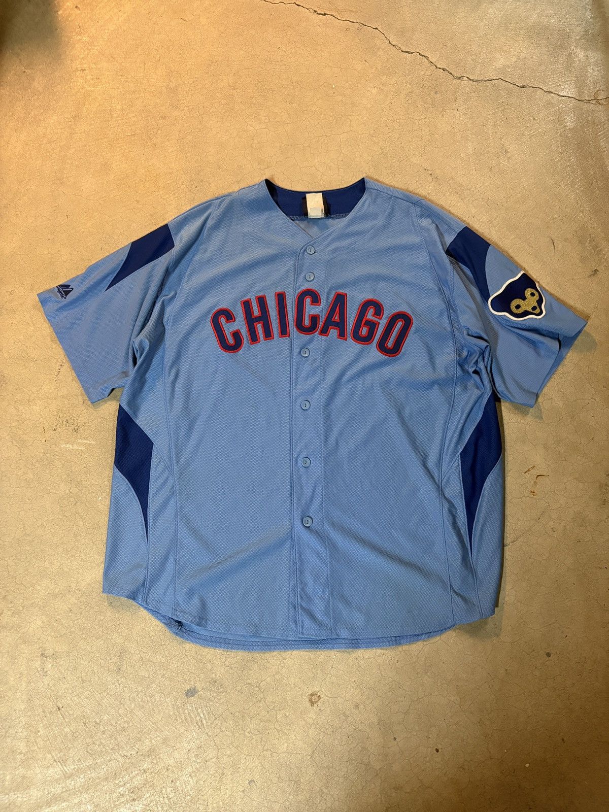 MLB Chicago Cubs Cooperstown Majestic Jersey Light Blue Size XL Size US XL / EU 56 / 4 - 1 Thumbnail