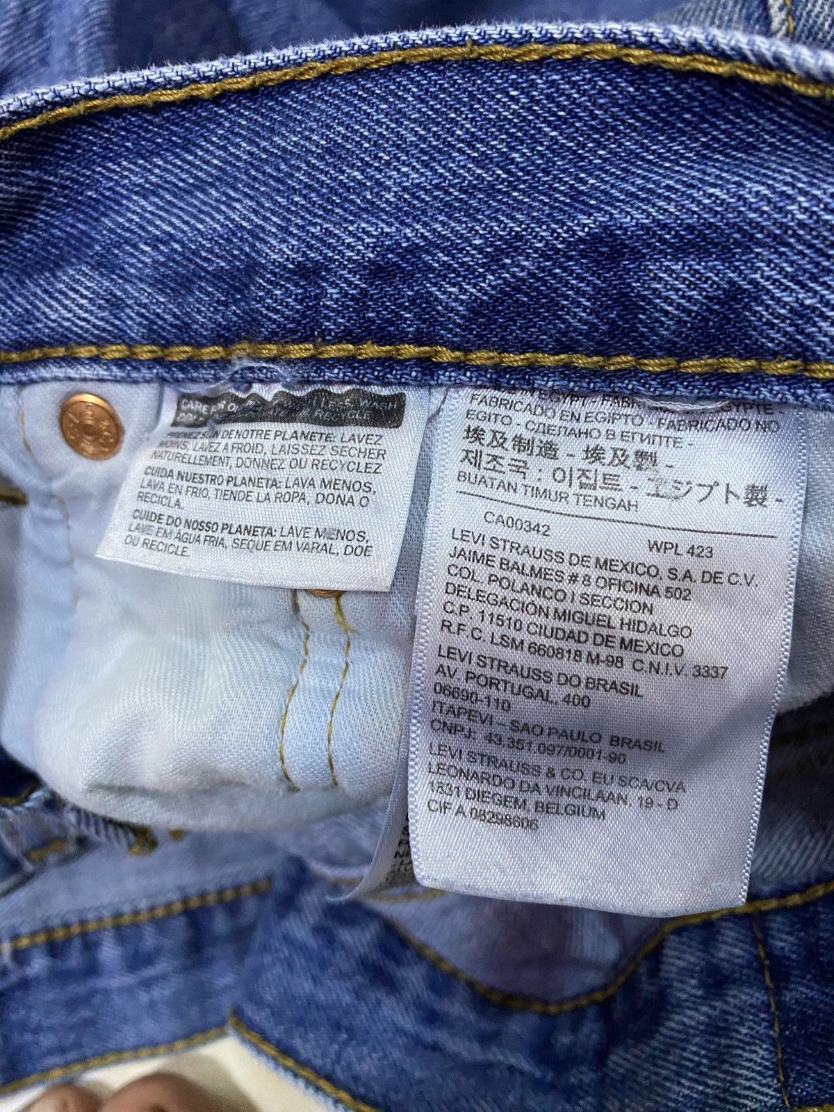 Levi's × Levi's Vintage Clothing × Vintage Vintage Levi's 501 Jeans 40x29 Size US 40 / EU 56 - 8 Thumbnail