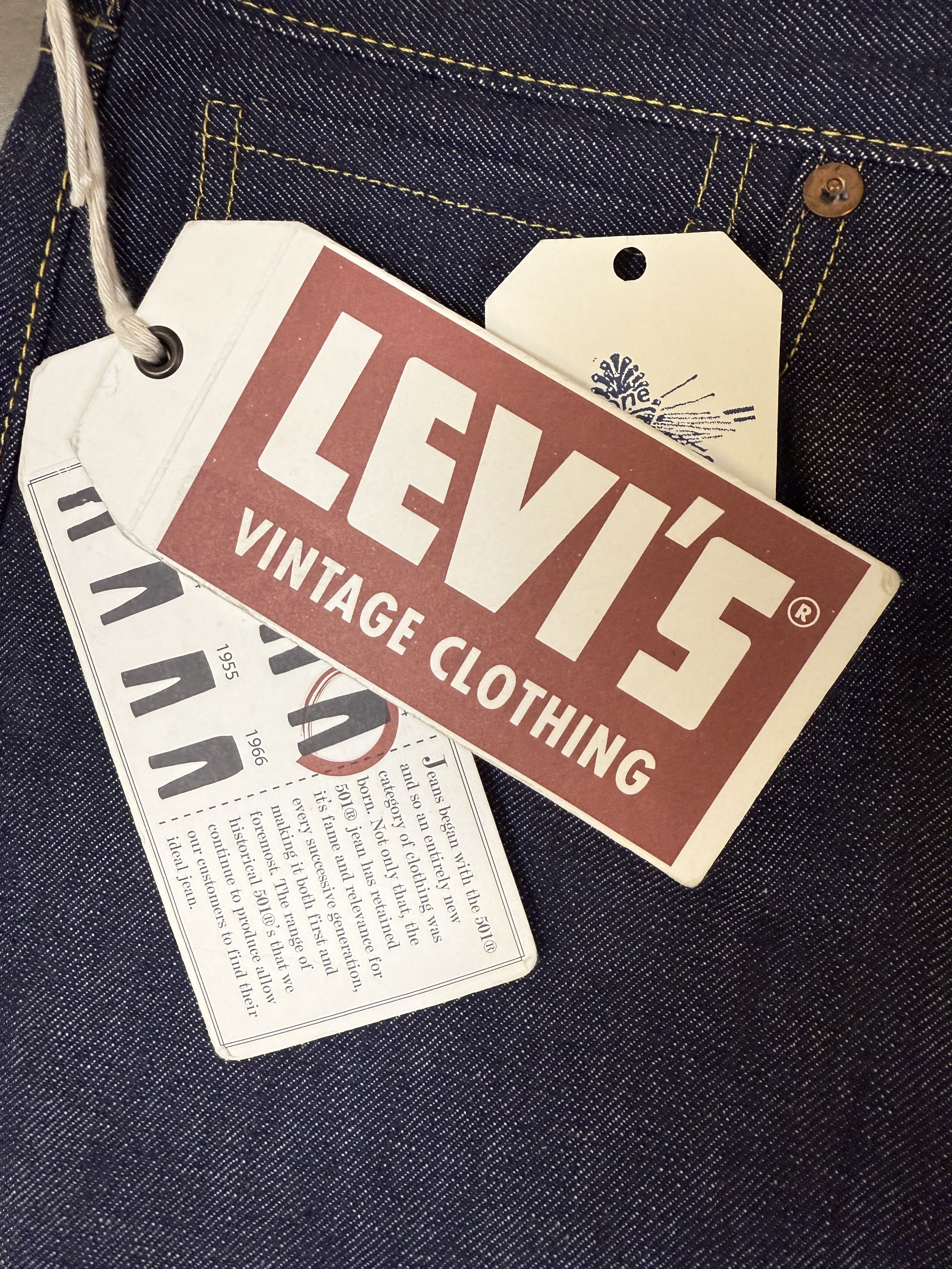 Levi's Vintage Clothing Levi's Vintage 1944 WWII S501XX Cone Mills Denim Jeans Size US 32 / EU 48 - 4 Thumbnail