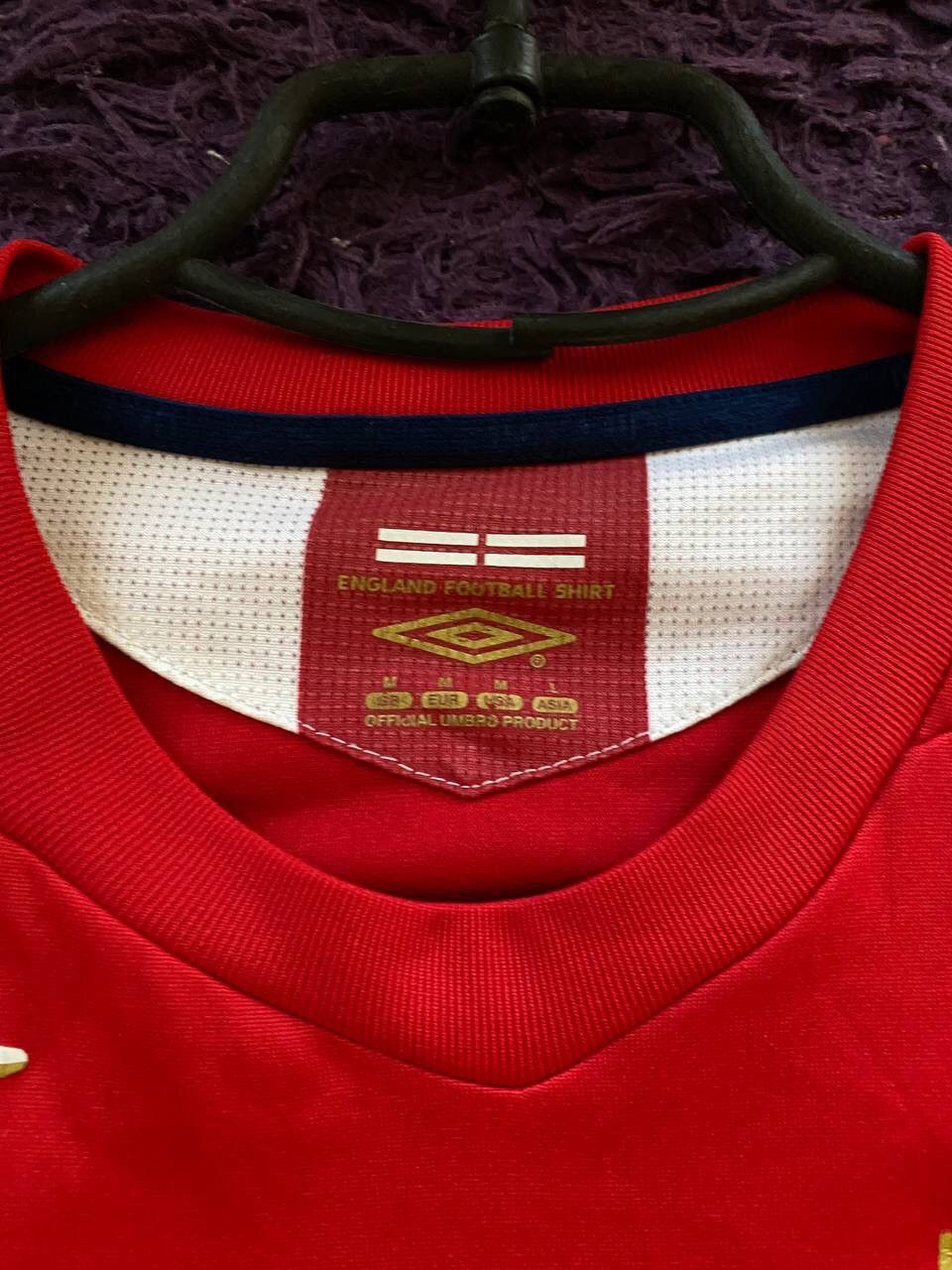 Umbro × Vintage Vintage Umbro England Soccer Jersey T Shirt Size US M / EU 48-50 / 2 - 6 Thumbnail