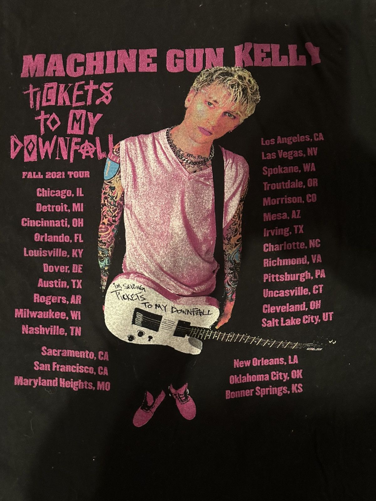 Band Tees Machine Gun Kelly MGK Size L / US 10 / IT 46 - 4 Thumbnail