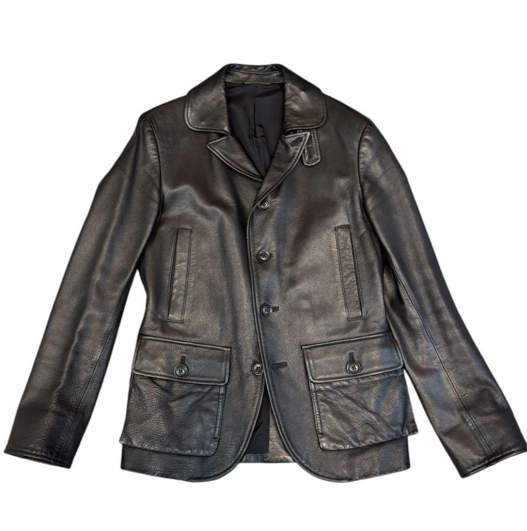 Yohji Yamamoto Yohji Yamamoto POUR HOMME leather jacket Size US M / EU 48-50 / 2 - 1 Thumbnail