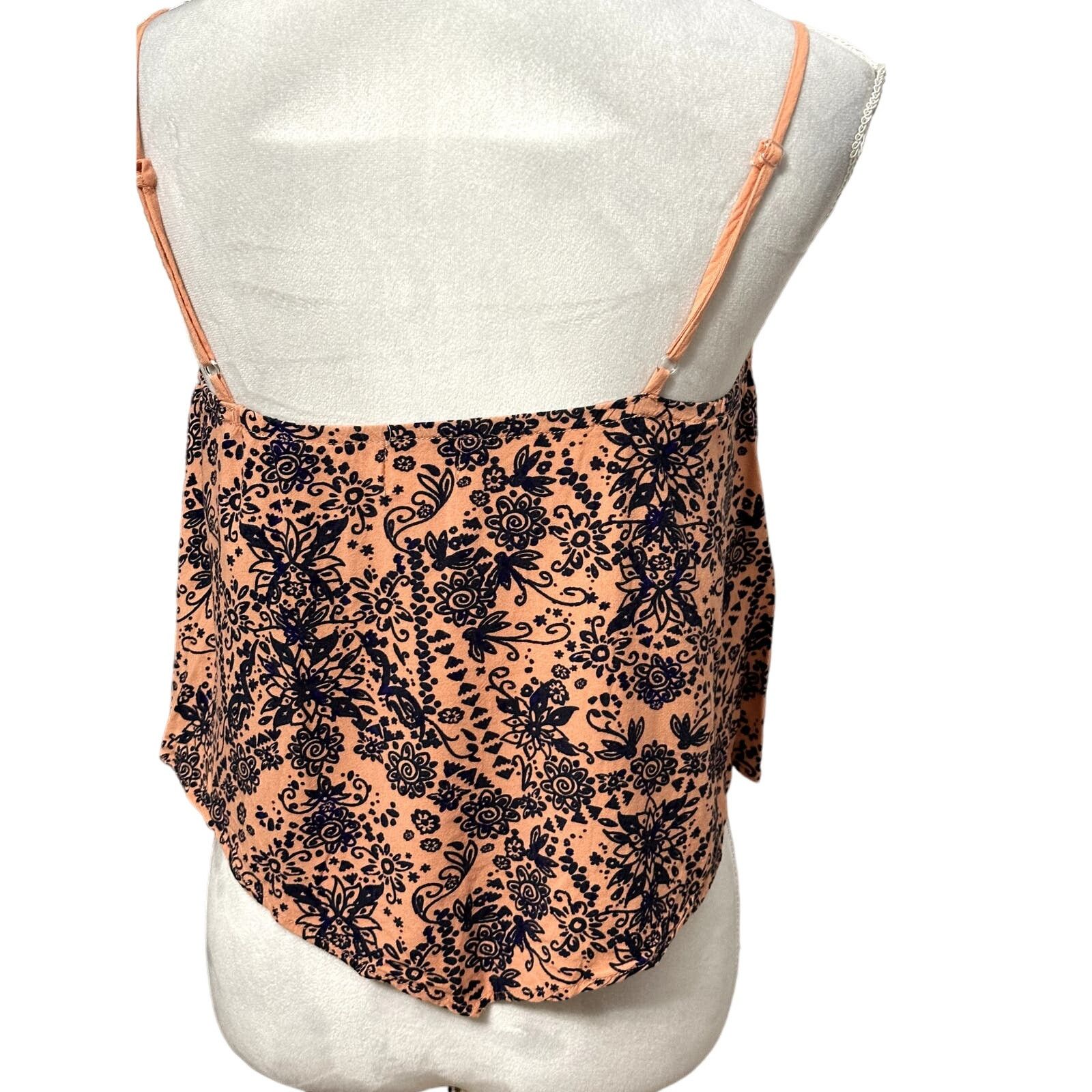 Other Eyelash Camisole Top Geometric Spaghetti Straps Multi XS Size XS / US 0-2 / IT 36-38 - 5 Thumbnail
