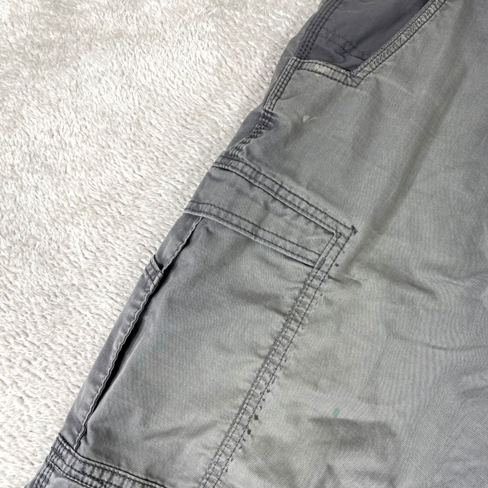 Carhartt VINTAGE Carhartt Cargo Pants Mens 38x30 Gray Force Extremes Ripstop Work Size US 36 / EU 52 - 5 Thumbnail