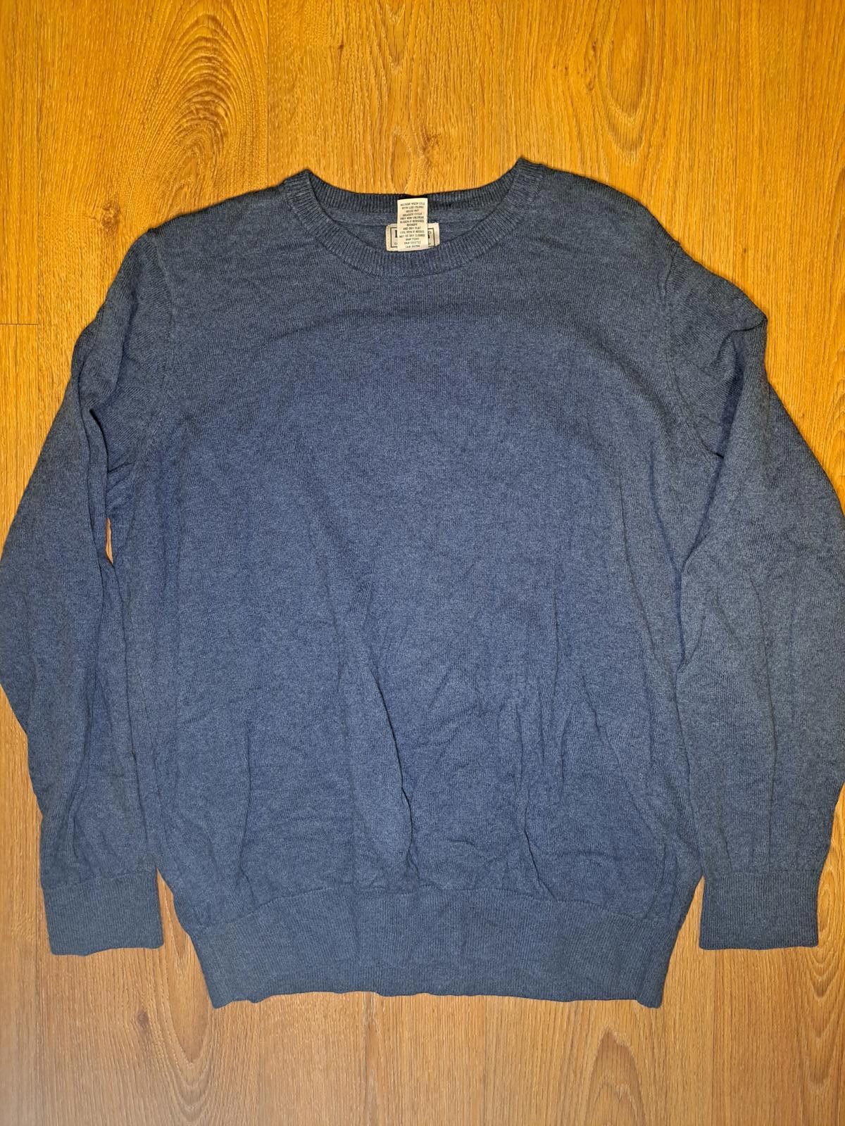L.L. Bean LL Bean Crew Neck Sweater Mens Large Blue Cashmere Cotton Size US L / EU 52-54 / 3 - 1 Thumbnail