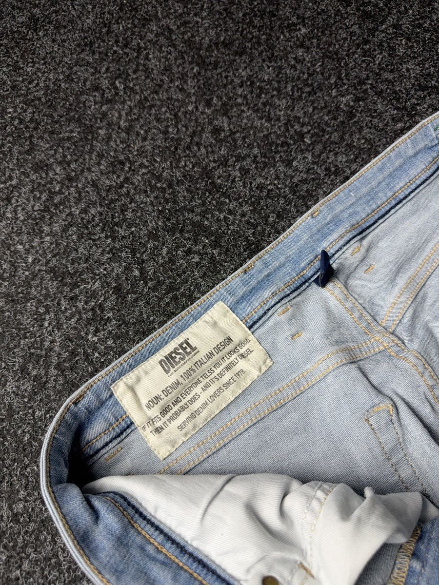 Diesel Luxury 00s Diesel Skinny Light Wash Jeans Y2K Made in Italy Size US 31 - 10 Thumbnail