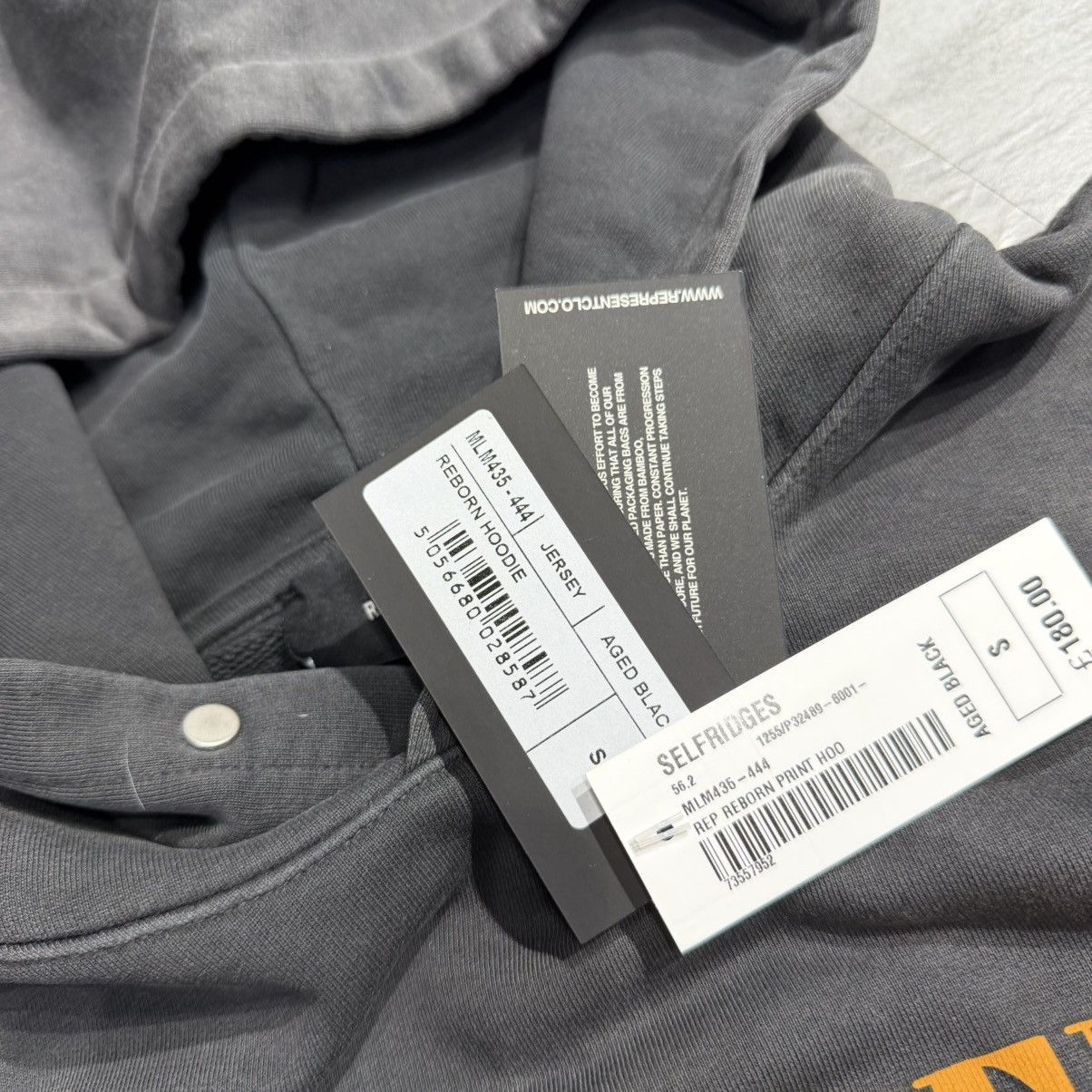 Represent Clo. Represent Reborn Hoodie Aged Black Size US S / EU 44-46 / 1 - 6 Thumbnail
