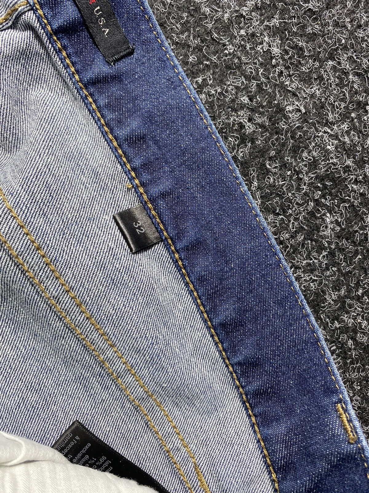 John Varvatos × Vintage Designer John Varvatos Usa Skinny Denim Mens Jeans Opium Size US 32 / EU 48 - 6 Thumbnail