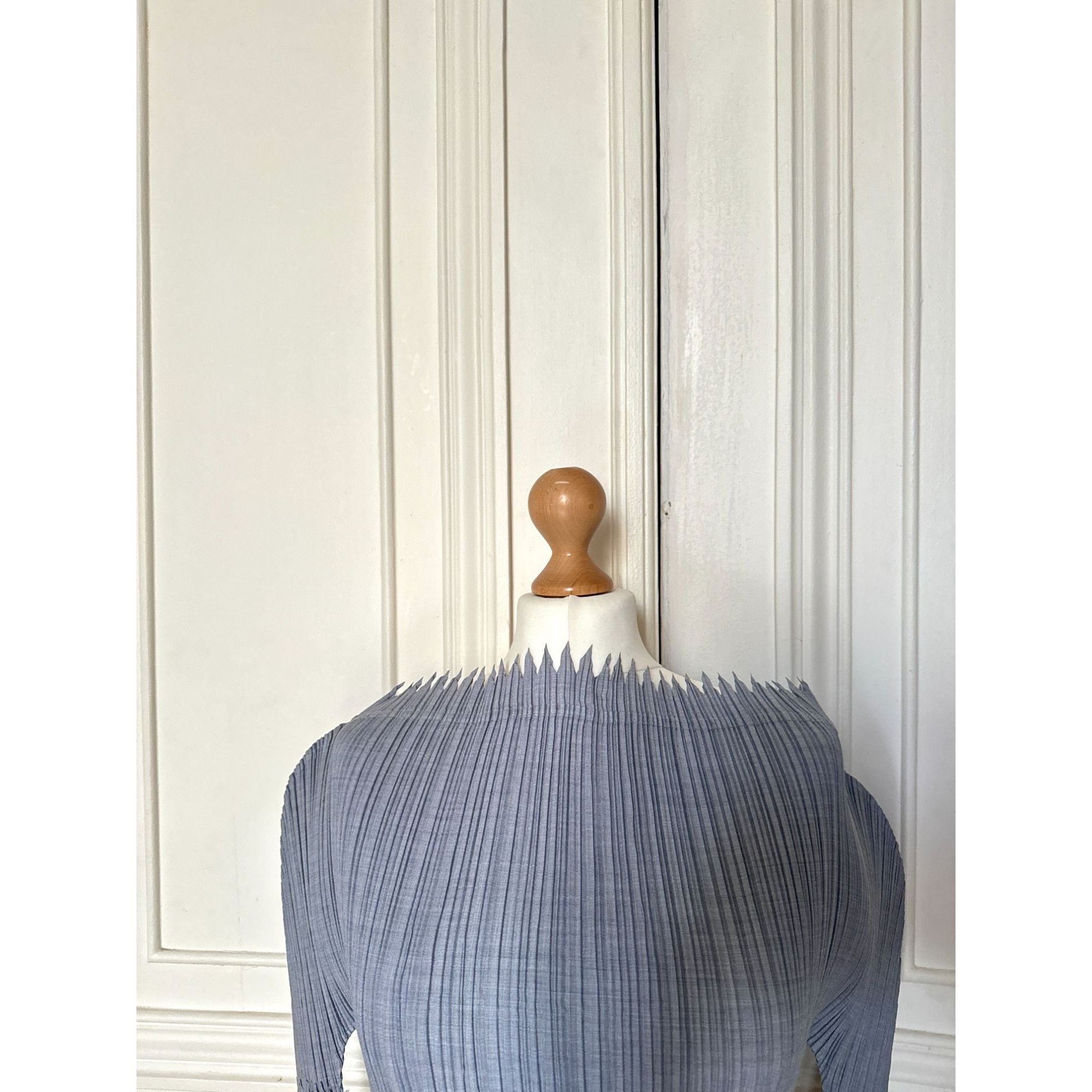 Issey Miyake SS1990 “Icy” Plissé Sculptural Top Size M / US 6-8 / IT 42-44 - 2 Thumbnail