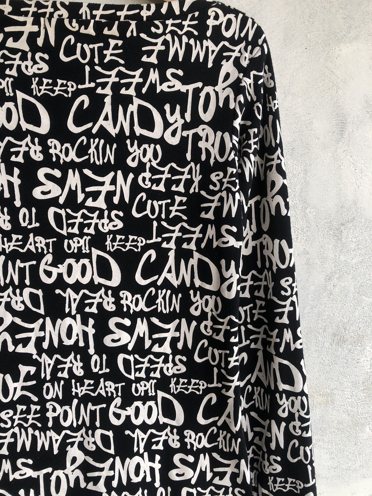 If Six Was Nine × Japanese Brand × KMRii Japanese Poem All Over Print Rockin You Hysteric Style Size US L / EU 52-54 / 3 - 7 Thumbnail