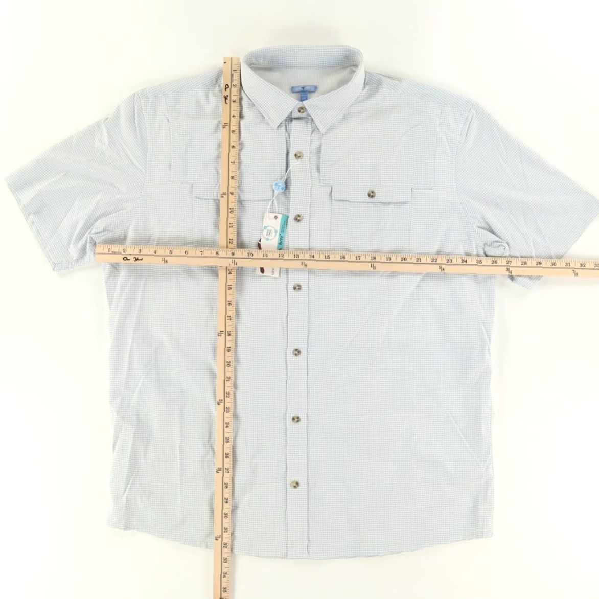 Catalina Genteal Brrr Catalina Fishing Nylon Striped Button Up Shirt Green Men 2XL Size US XXL / EU 58 / 5 - 3 Thumbnail