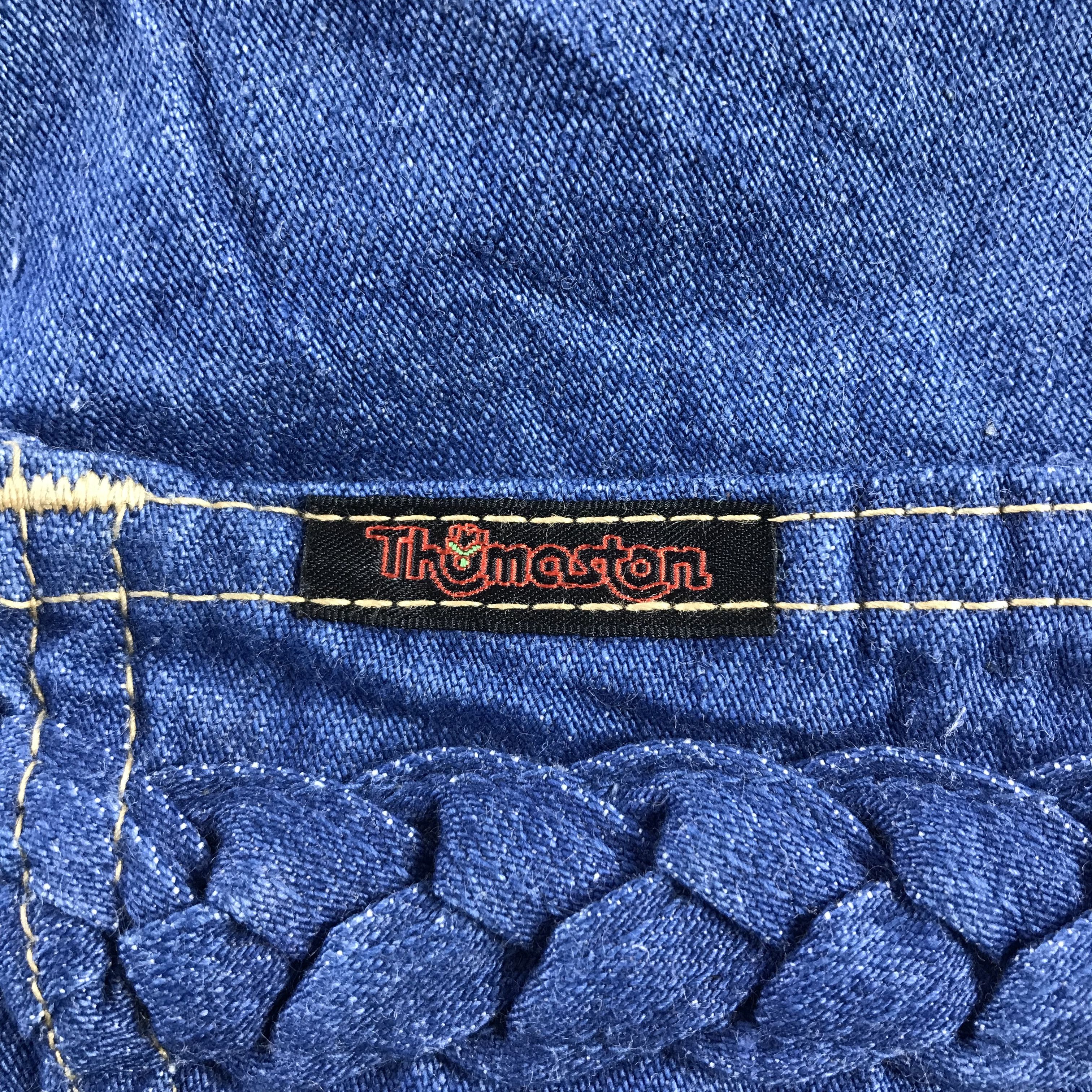 Vintage Vintage 80's Thomaston Flare Denim KJ3412 Size 23" - 5 Thumbnail