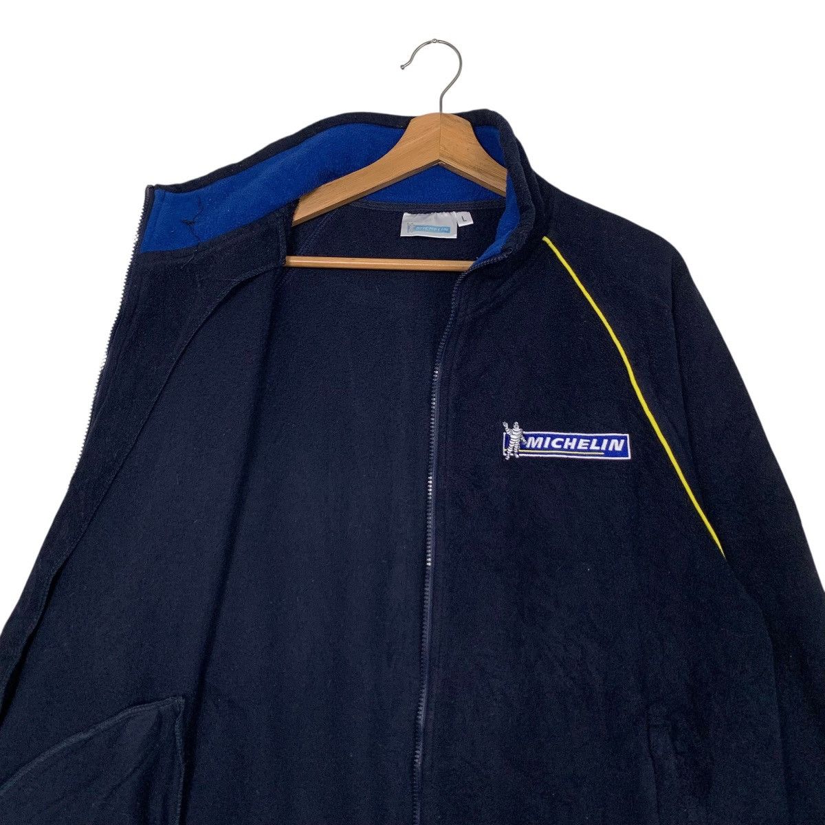 Other Vintage MICHELIN Fleece Zipper Jacket #2929-C132 Size US L / EU 52-54 / 3 - 10 Thumbnail