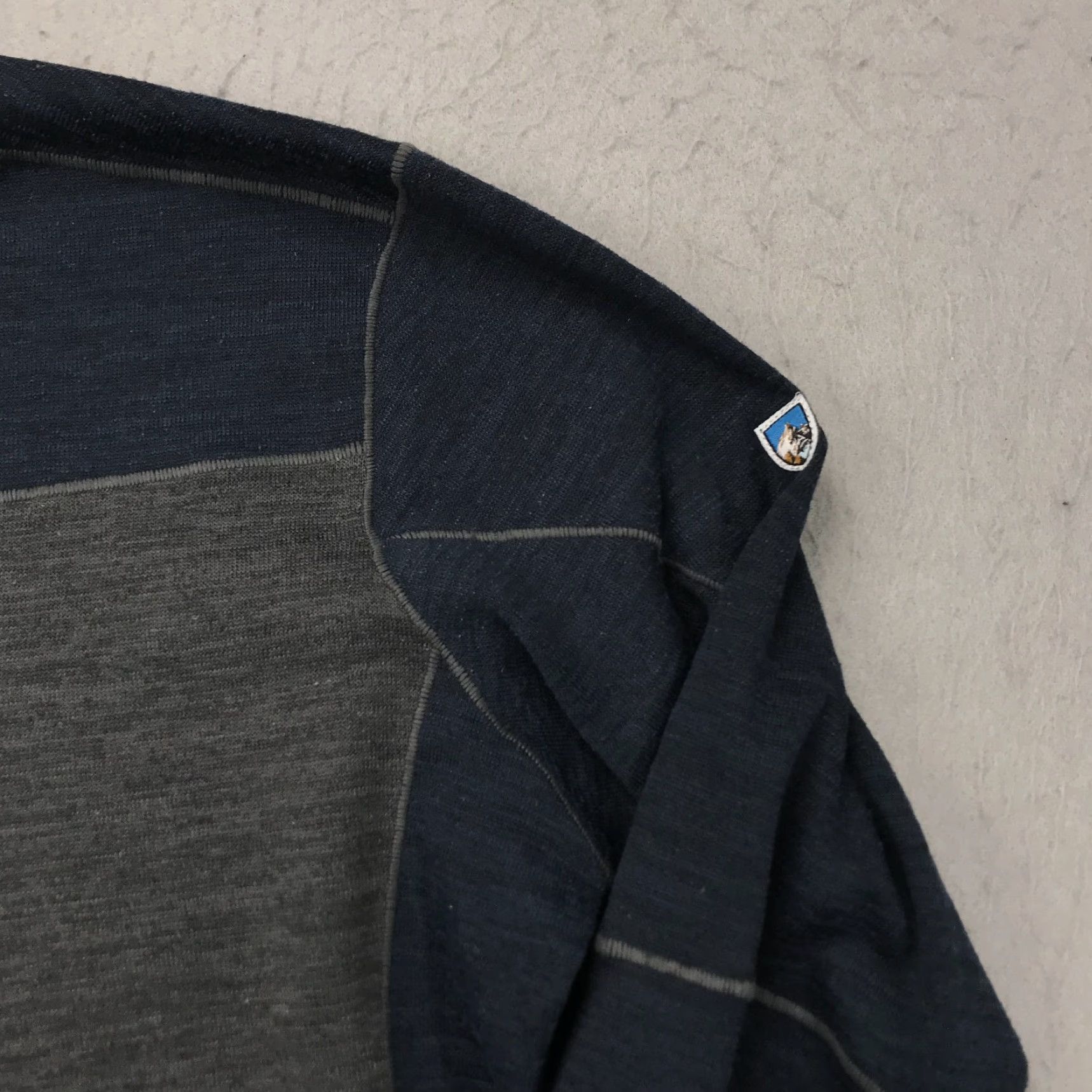 Vintage Kuhl Jacket Mens Large Blue Gray Ryzer 1/4 Quarter Zip Pullover Outdoor Hiking Shirt Adult Large Blue Outdoors 90s (if applicable) Mens Size US L / EU 52-54 / 3 - 3 Thumbnail