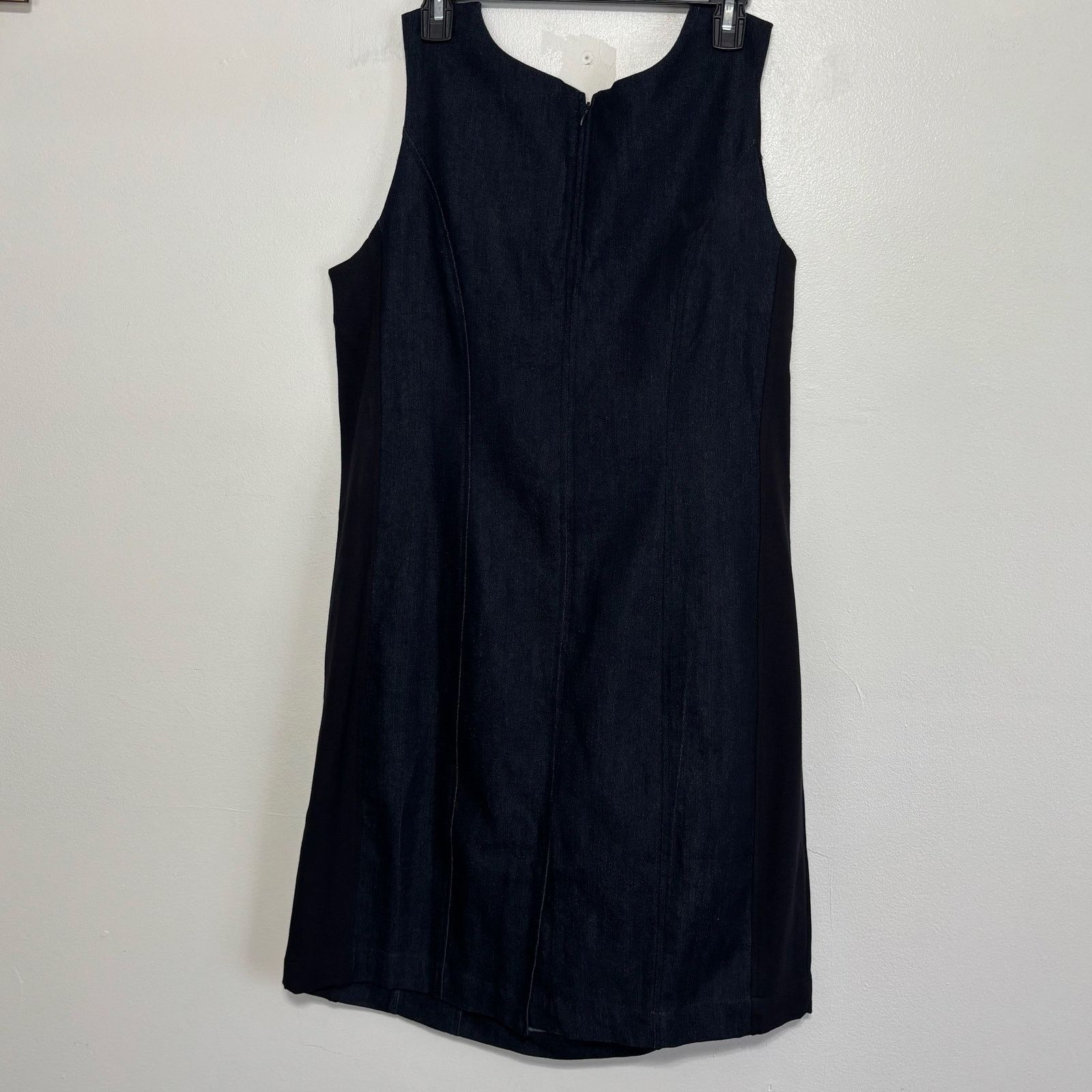 Other Lane Bryant Denim Shift Sleeveless Dress Contrast Trim Size XXL / US 16-18 / IT 52-54 - 1 Thumbnail