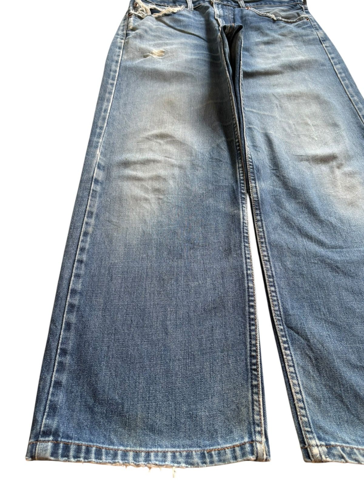 Levi's Vintage 90s Levis 512 Mud Wash Distress Baggy Jeans Size US 33 - 6 Thumbnail