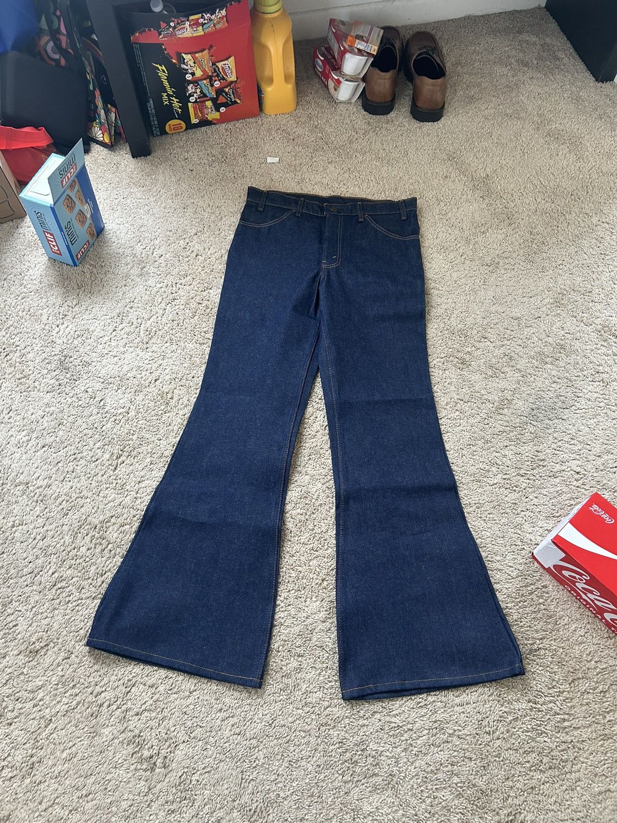 Levi's Authentic Orange Tab 684 Levi’s Bell Bottoms Size US 34 / EU 50 - 2 Thumbnail