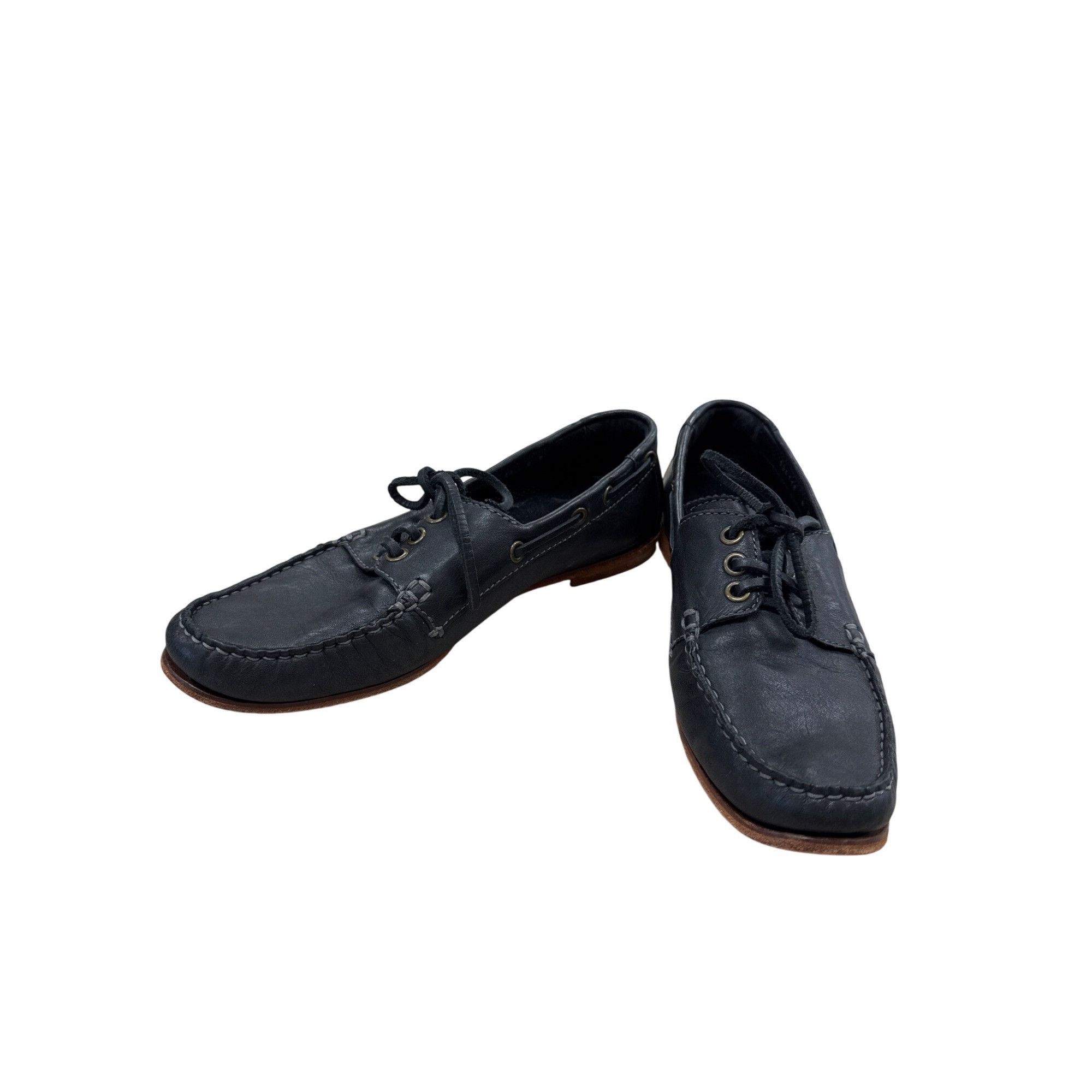 Cole Haan Cole Haan Womens Black Leather Loafers Shoes 8B SKU 7338 Size US 8 / IT 38 - 2 Thumbnail