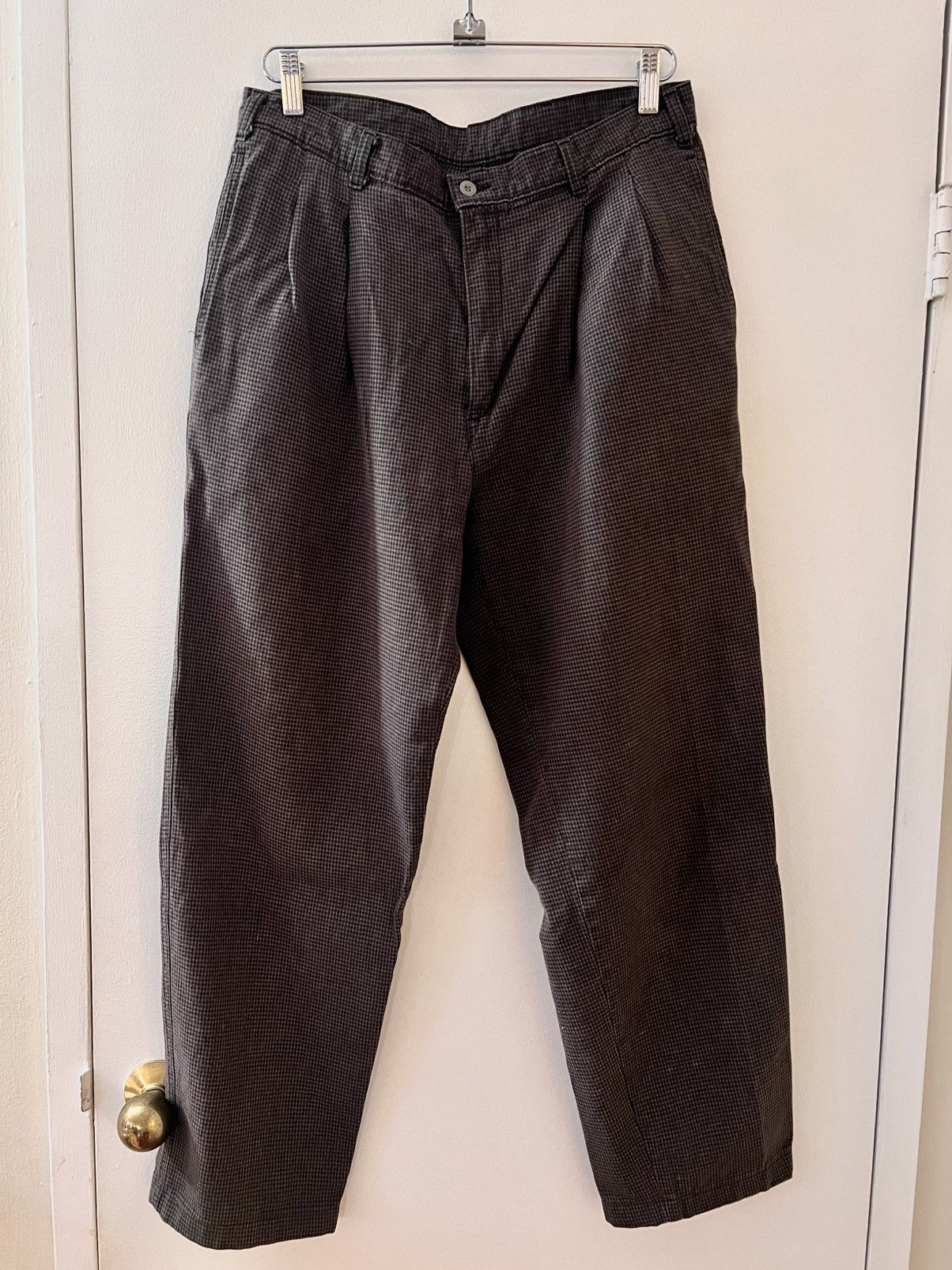 Dockers Dockers Pleated Herringbone Trousers Size US 32 / EU 48 - 2 Thumbnail