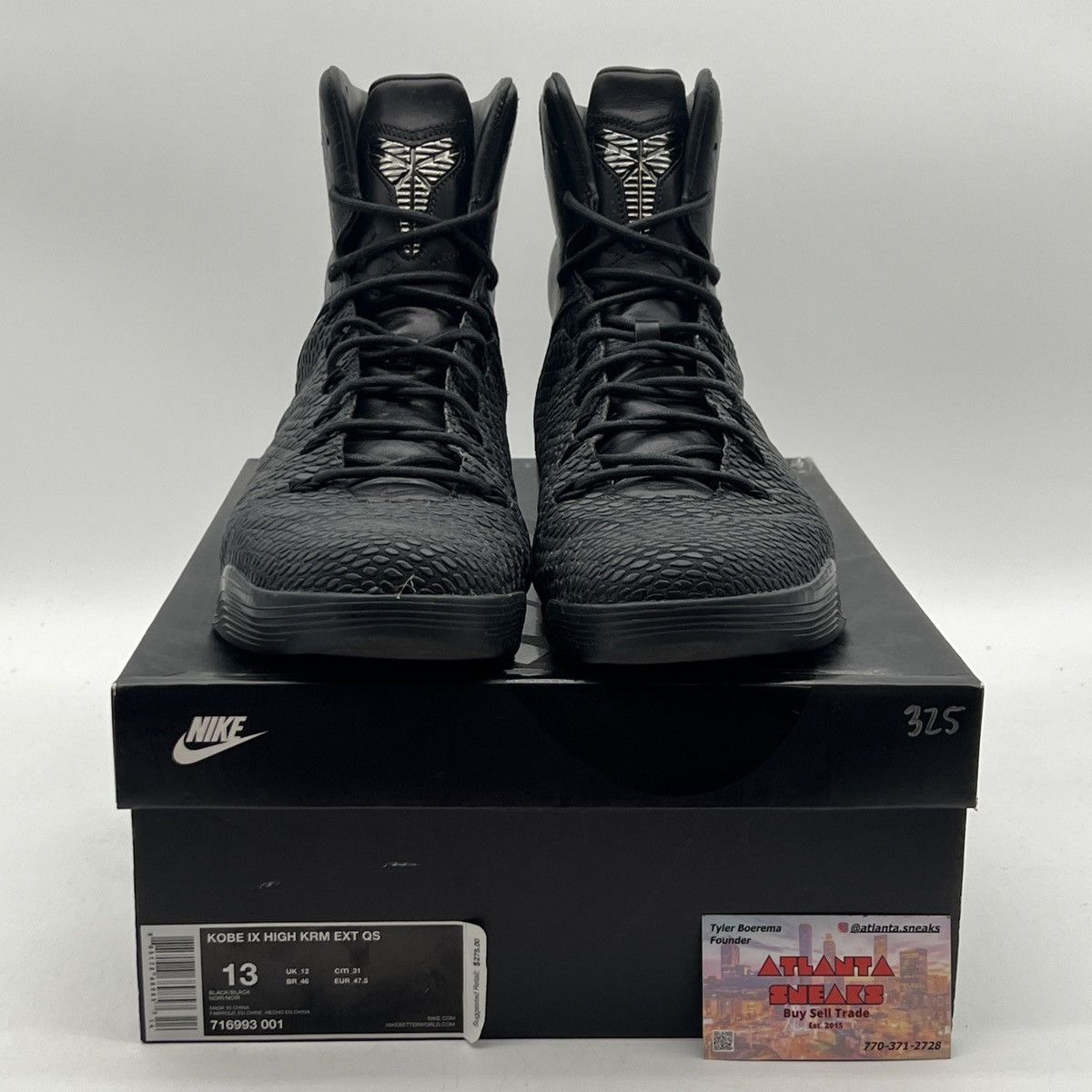 Nike Kobe 9 high black mamba Size US 13 / EU 46 - 2 Thumbnail