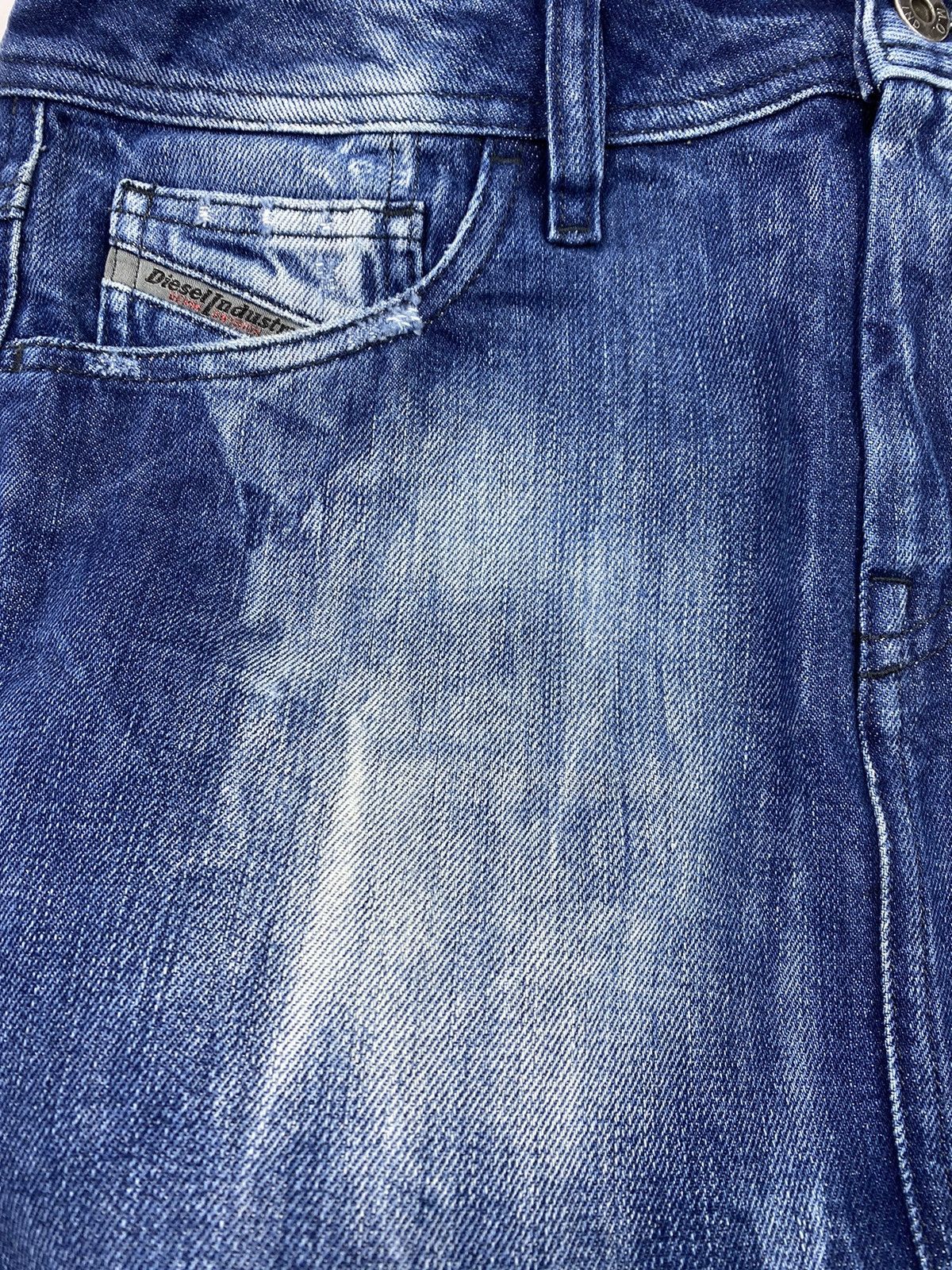 Diesel 🔥LASTDROP🔥 Y2K Diesel Washed Denim Jeans Sequined Mini Skirt Size 30" / US 8 / IT 44 - 7 Thumbnail