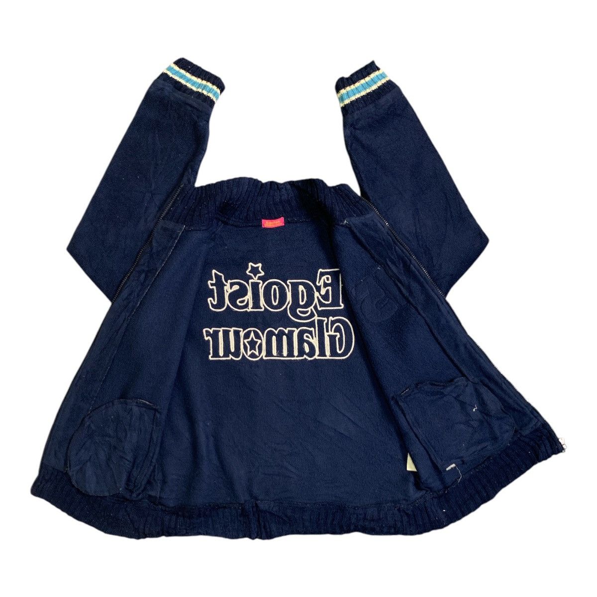 Japanese Brand × Other Rare Design Vintage Egoist Glamour Fleece Jacket Size S / US 4 / IT 40 - 3 Thumbnail