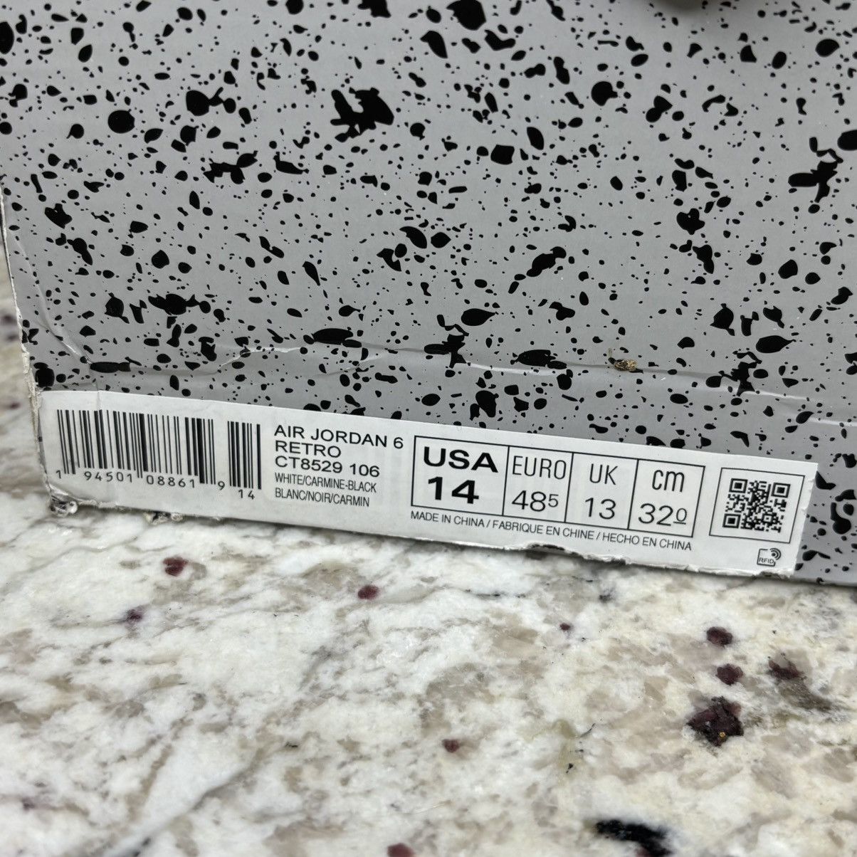 Jordan Brand Size 14 - Jordan 6 Retro OG Carmine 2021 CLEAN W/Box Size US 14 / EU 47 - 18 Thumbnail