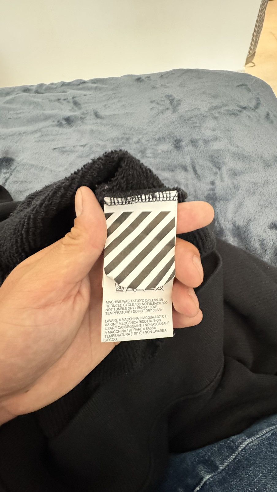 Off-White Off-white blue flame skull hoodie Size US S / EU 44-46 / 1 - 6 Thumbnail