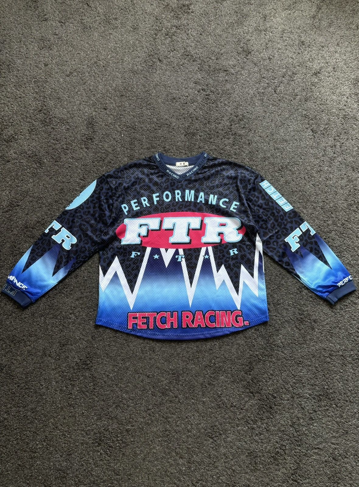 Other Vintage fetch racing racing blue long sleeves jersey Size US M / EU 48-50 / 2 - 1 Thumbnail