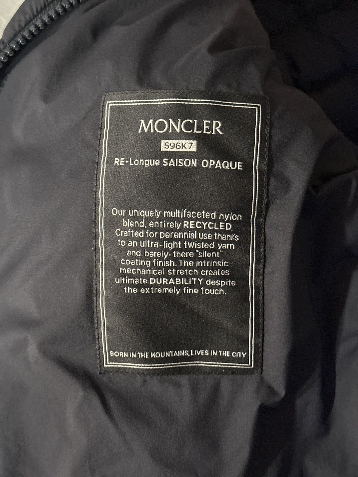 Moncler MIRMANDIX Cashmere Wool Down Jacket Outerwear Navy Size US S / EU 44-46 / 1 - 11 Thumbnail