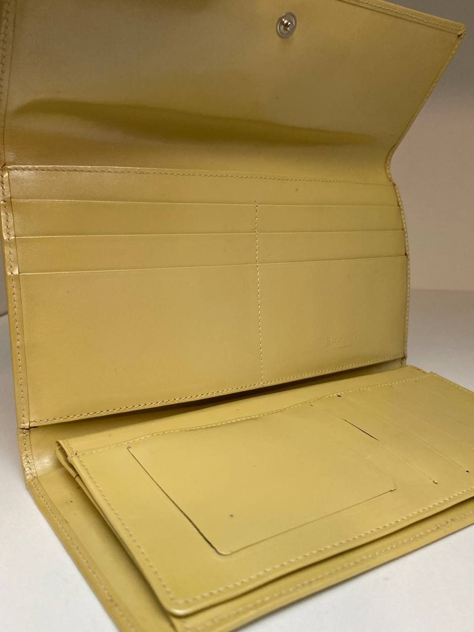 Dior Dior Logo CD Leather Big Wallet Vintage Y2K Size ONE SIZE - 9 Thumbnail