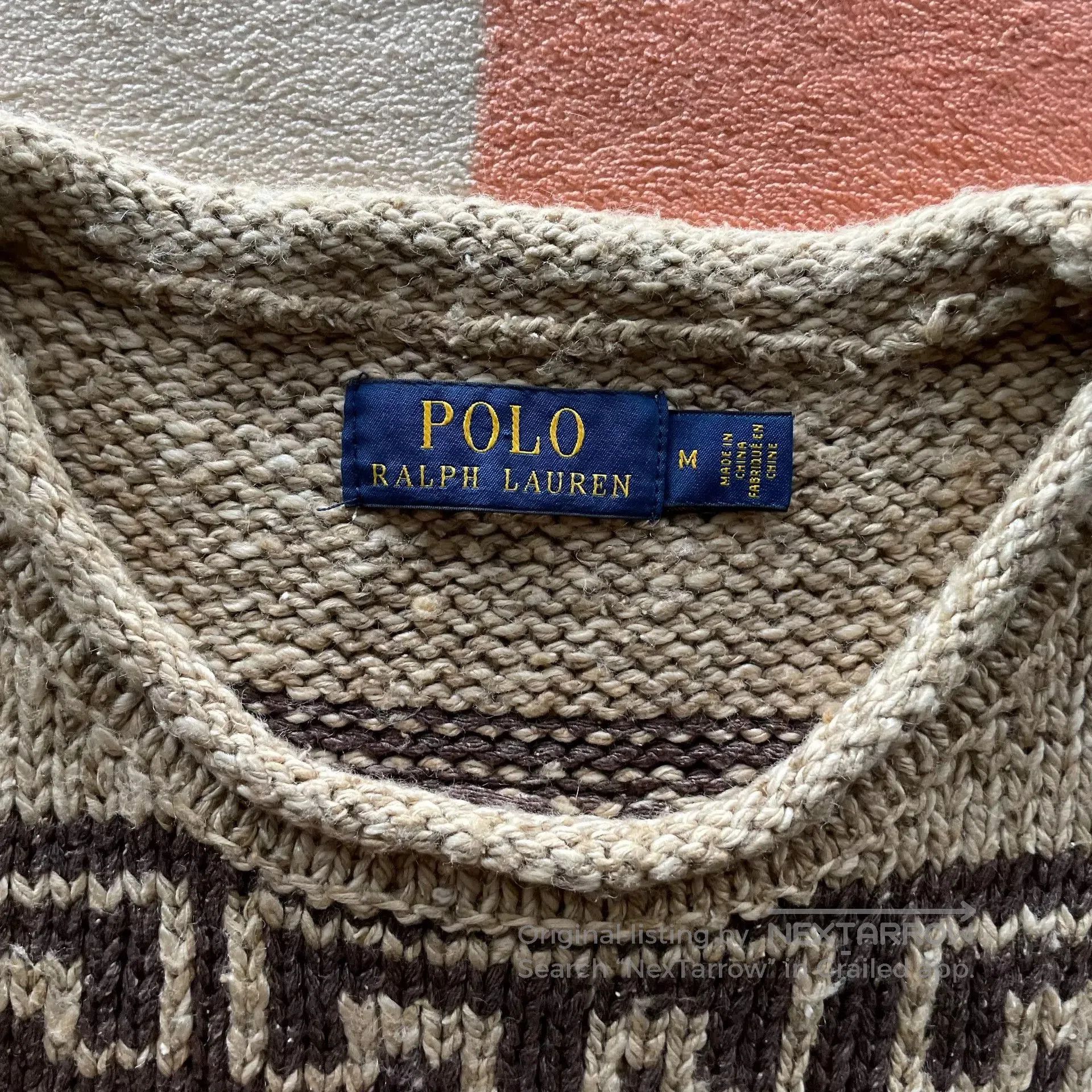 Polo Ralph Lauren Ralph Lauren Silk Cotton Polo Sweater. Size US M / EU 48-50 / 2 - 4 Thumbnail