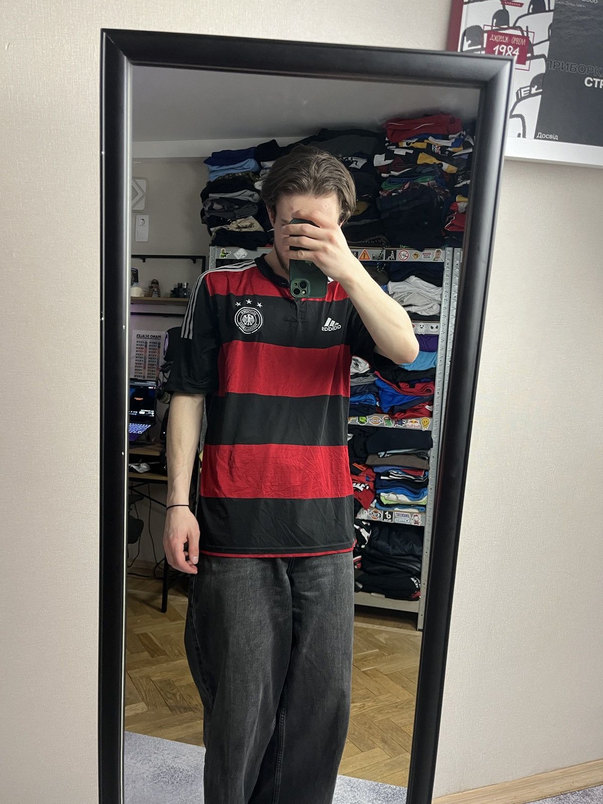 Adidas Adidas Germany 2014/15 Away Football Soccer Jersey Blockcore Size US L / EU 52-54 / 3 - 2 Thumbnail