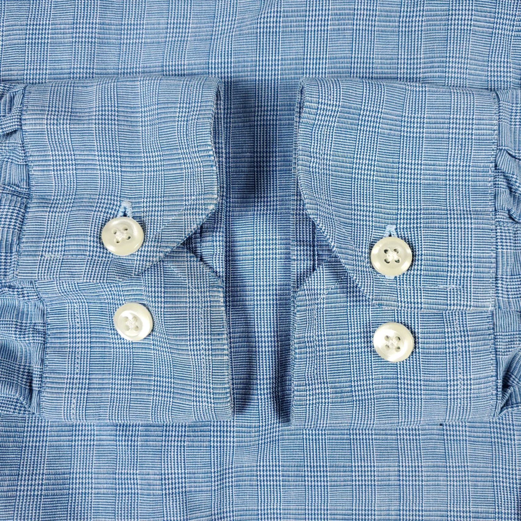 Nautica Nautica Shirt Mens 15 Blue Plaid Button Up Long Sleeve Size 40R - 3 Thumbnail