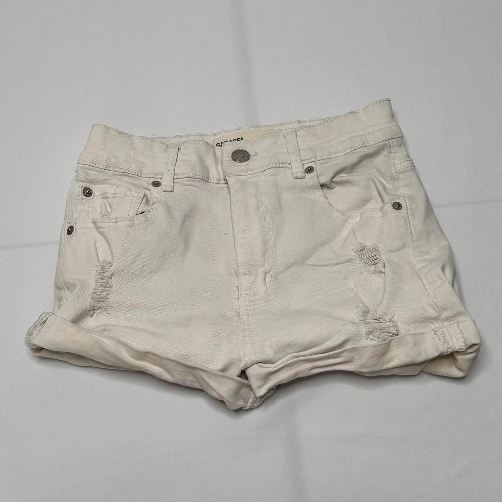 Garage Garage Size 1 White Micro Shorts Size 25" / US 0 / IT 36 - 1 Thumbnail