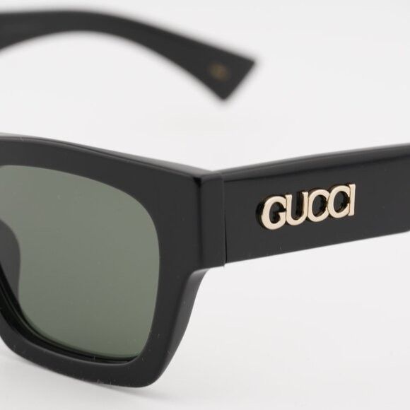Gucci Gucci GG1835SA 001 Sunglasses Black Square Frame Size ONE SIZE - 7 Thumbnail