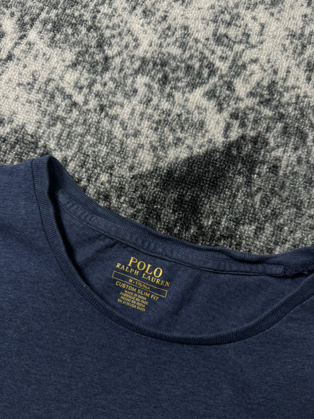 Vintage Vintage Polo Ralph Lauren Tee Shirt Blue Pony Y2K STYLE 90s Size US M / EU 48-50 / 2 - 3 Thumbnail