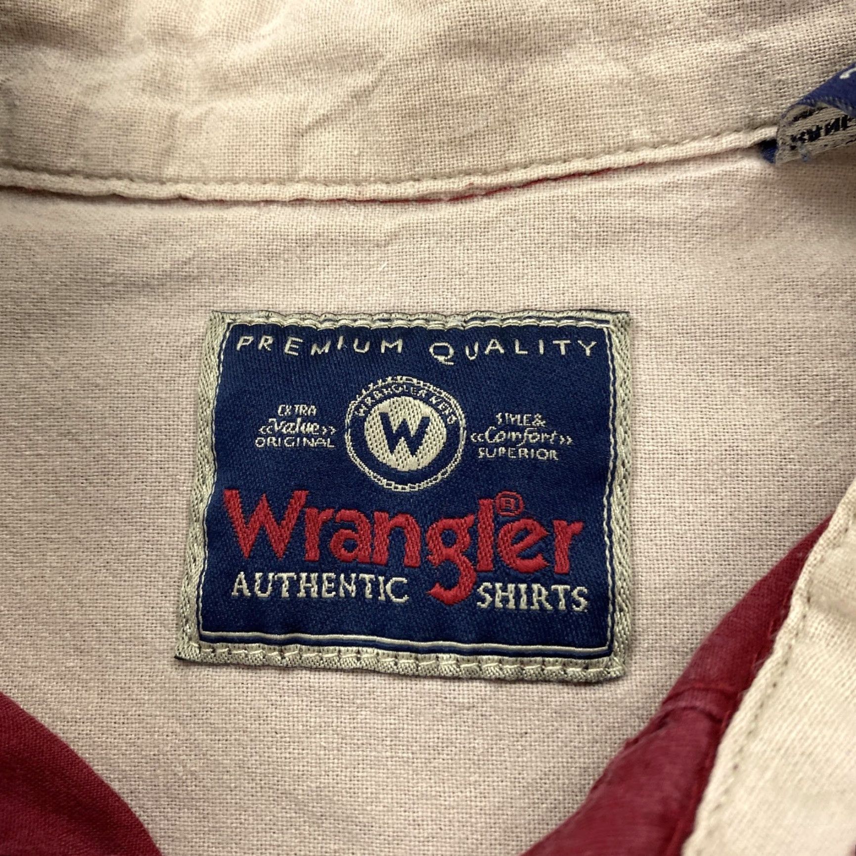 Wrangler VINTAGE Wrangler Red Button-Up Shirt Men's Large Cotton Casual Workwear Size US L / EU 52-54 / 3 - 5 Thumbnail