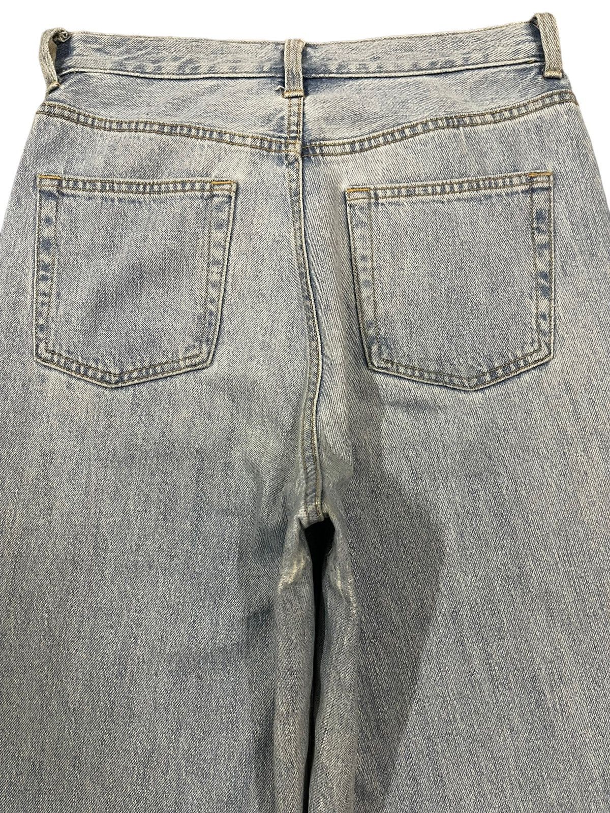 GU Vintage Japanese GU Blue Wash Style Baggy Jeans Size US 29 - 5 Thumbnail