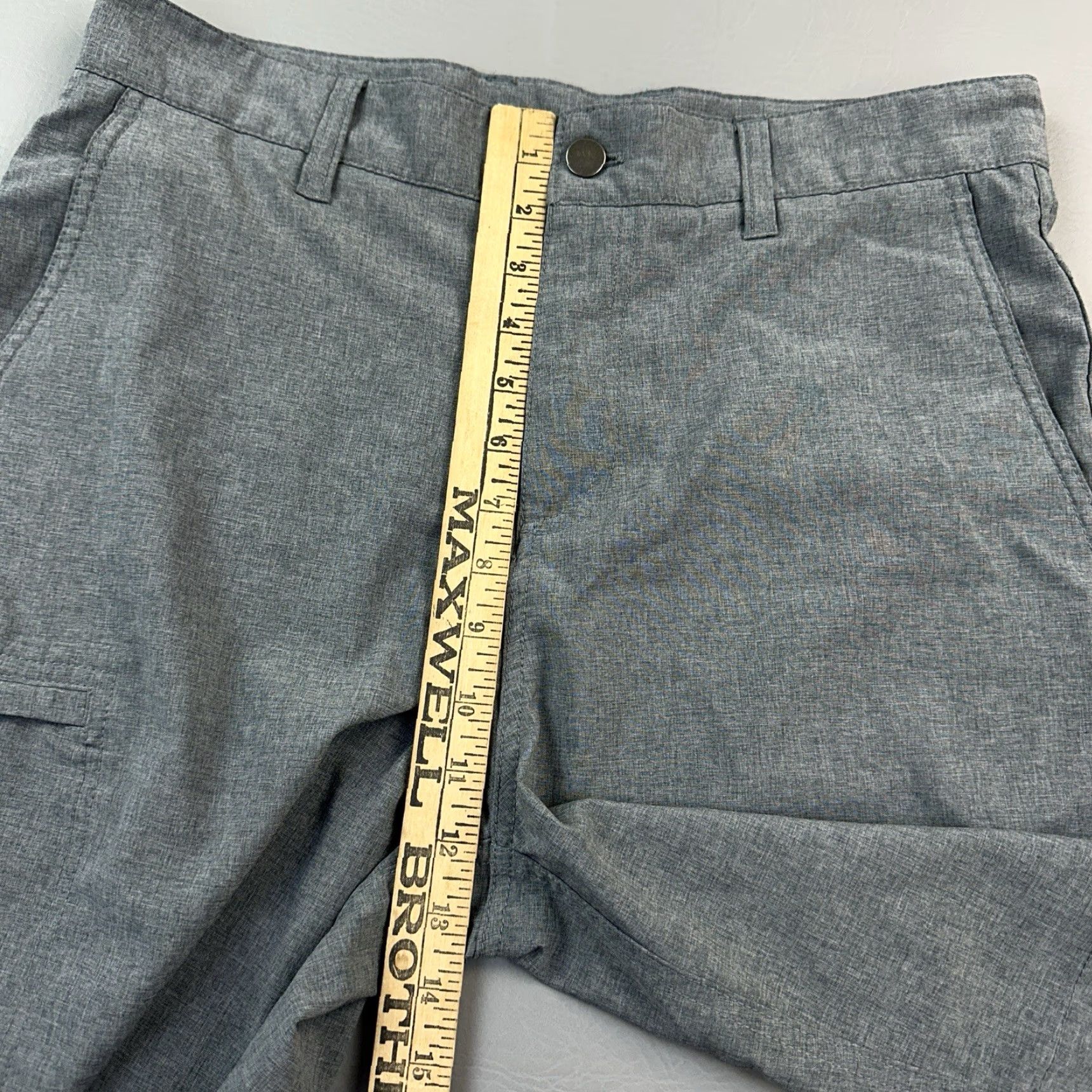 Panama Jack Panama Jack Shorts Mens 32 Gray Utility Pocket Performance Stretch Golf Casual Size US 32 / EU 48 - 3 Thumbnail