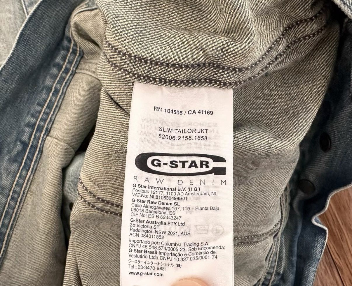 G-Star G-STAR RAW Slim Tailor JKT Faded slim fit washed jacket Size US M / EU 48-50 / 2 - 4 Thumbnail