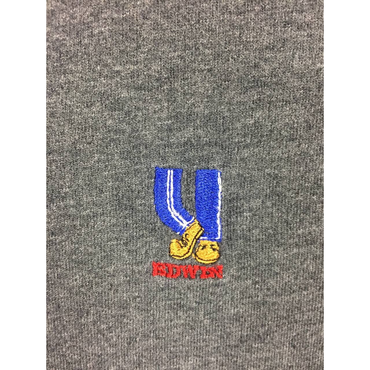 Edwin × Vintage Vtg Edwin Embroidered Logo Long Sleeve Tee Size US XXL / EU 58 / 5 - 4 Thumbnail
