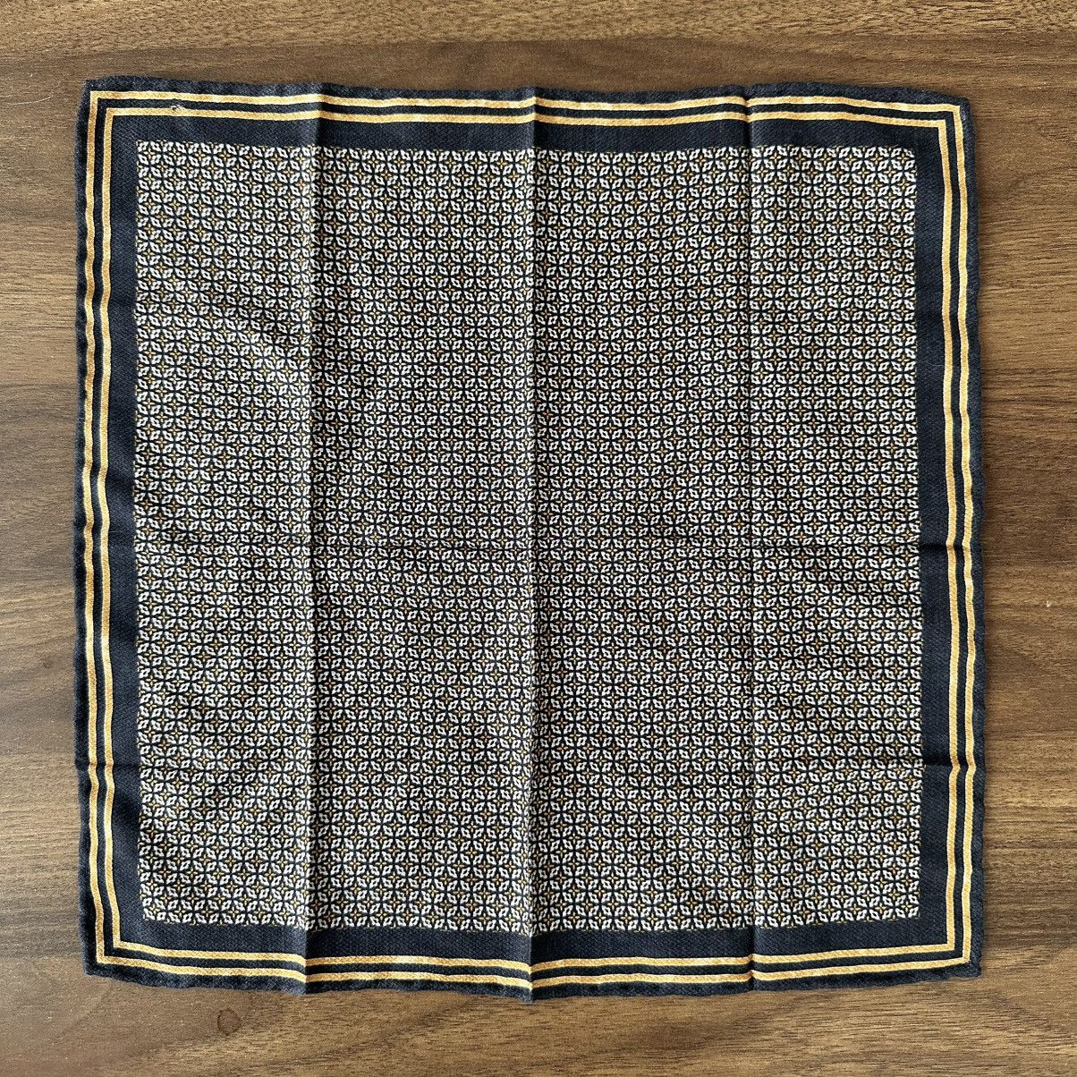 Brunello Cucinelli Silk Pocket Square - Brown Size ONE SIZE - 2 Thumbnail