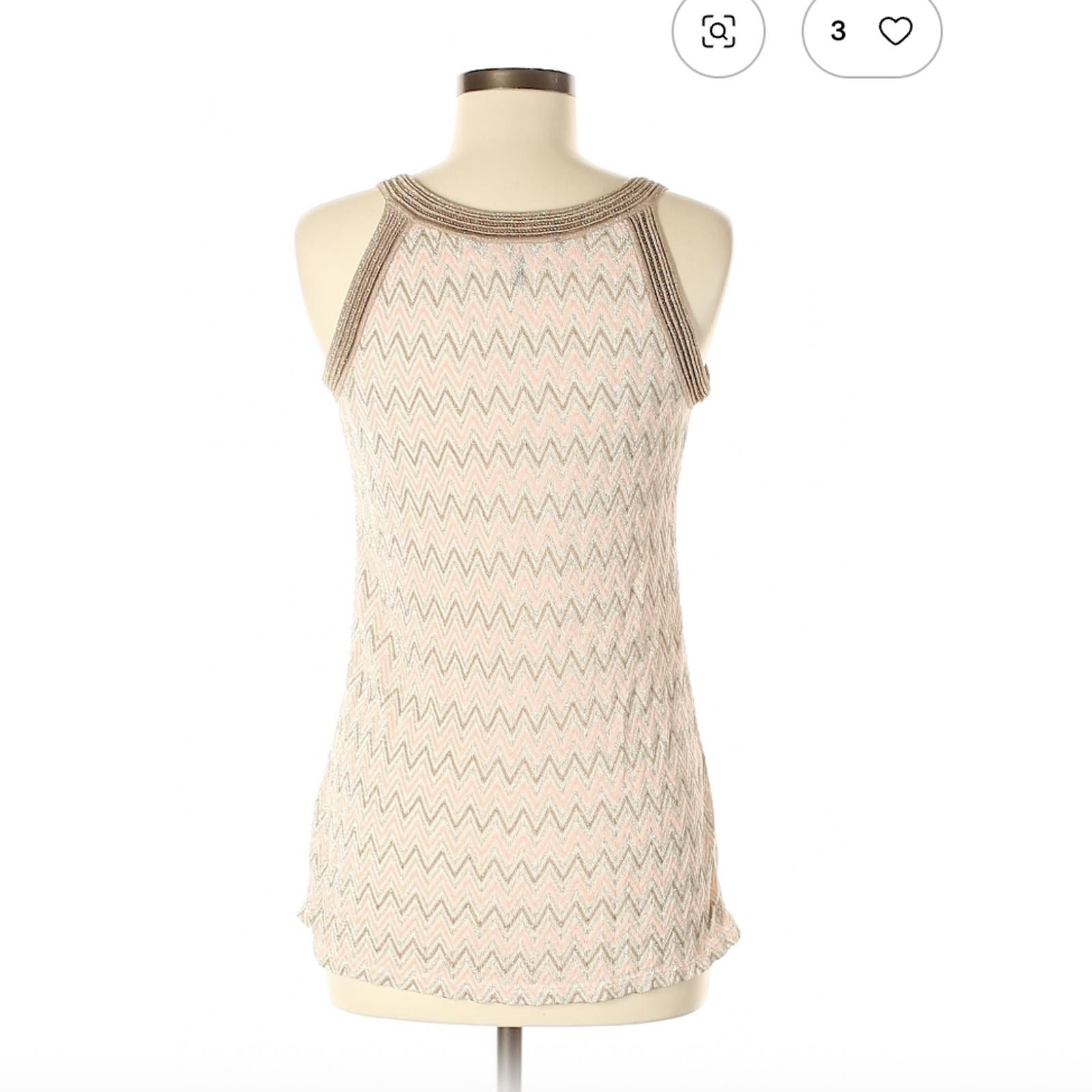 Other White House Black Market Pink Sleeveless Top Size M Size M / US 6-8 / IT 42-44 - 2 Thumbnail