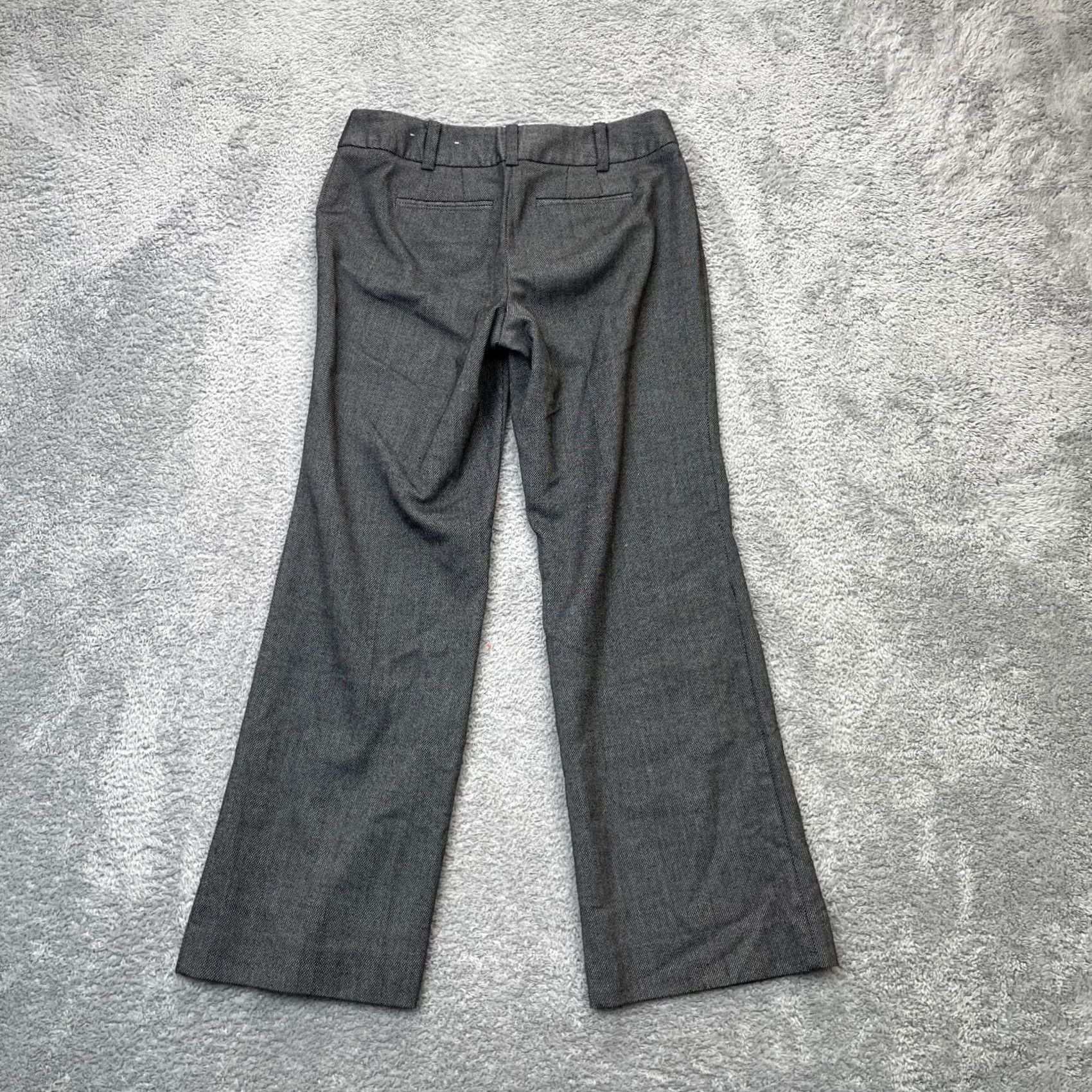 Ann Taylor Ann Taylor Pants Womens Petite Gray Bootcut Leg Stretch Dress Signature Fit 2 Size 28" / US 6 / IT 42 - 2 Thumbnail