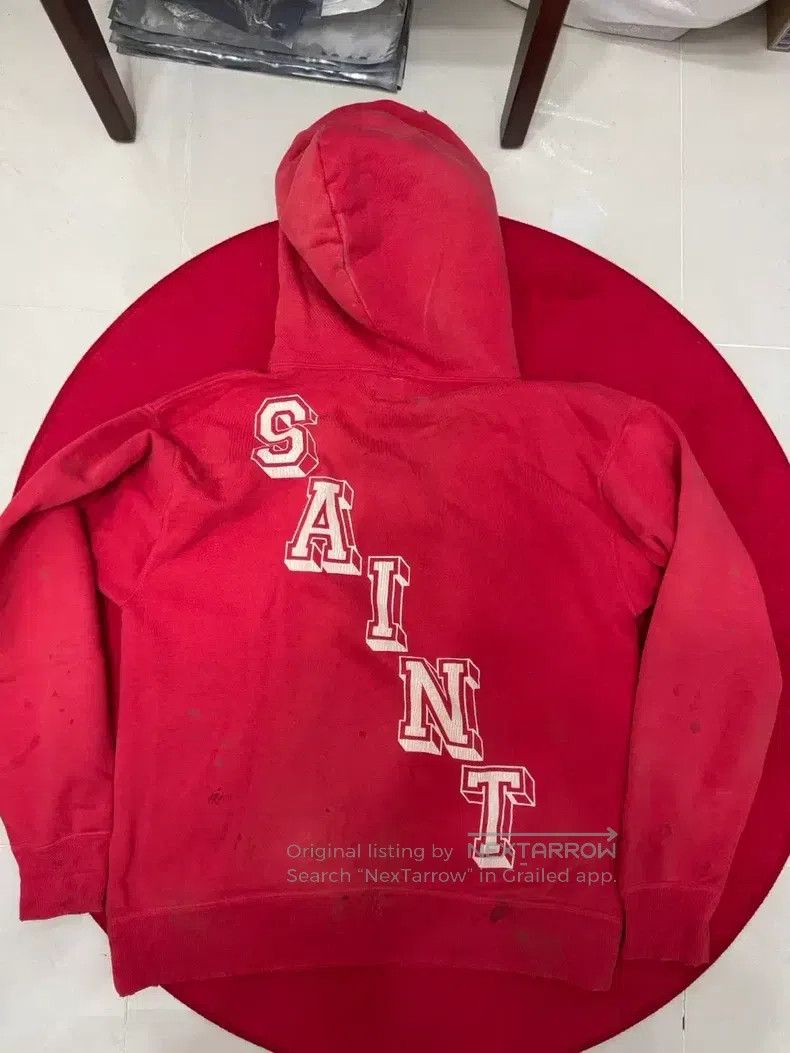 Saint Michael Saint Michael Angel Wings Hooded Sweatshirt Size US L / EU 52-54 / 3 - 3 Thumbnail